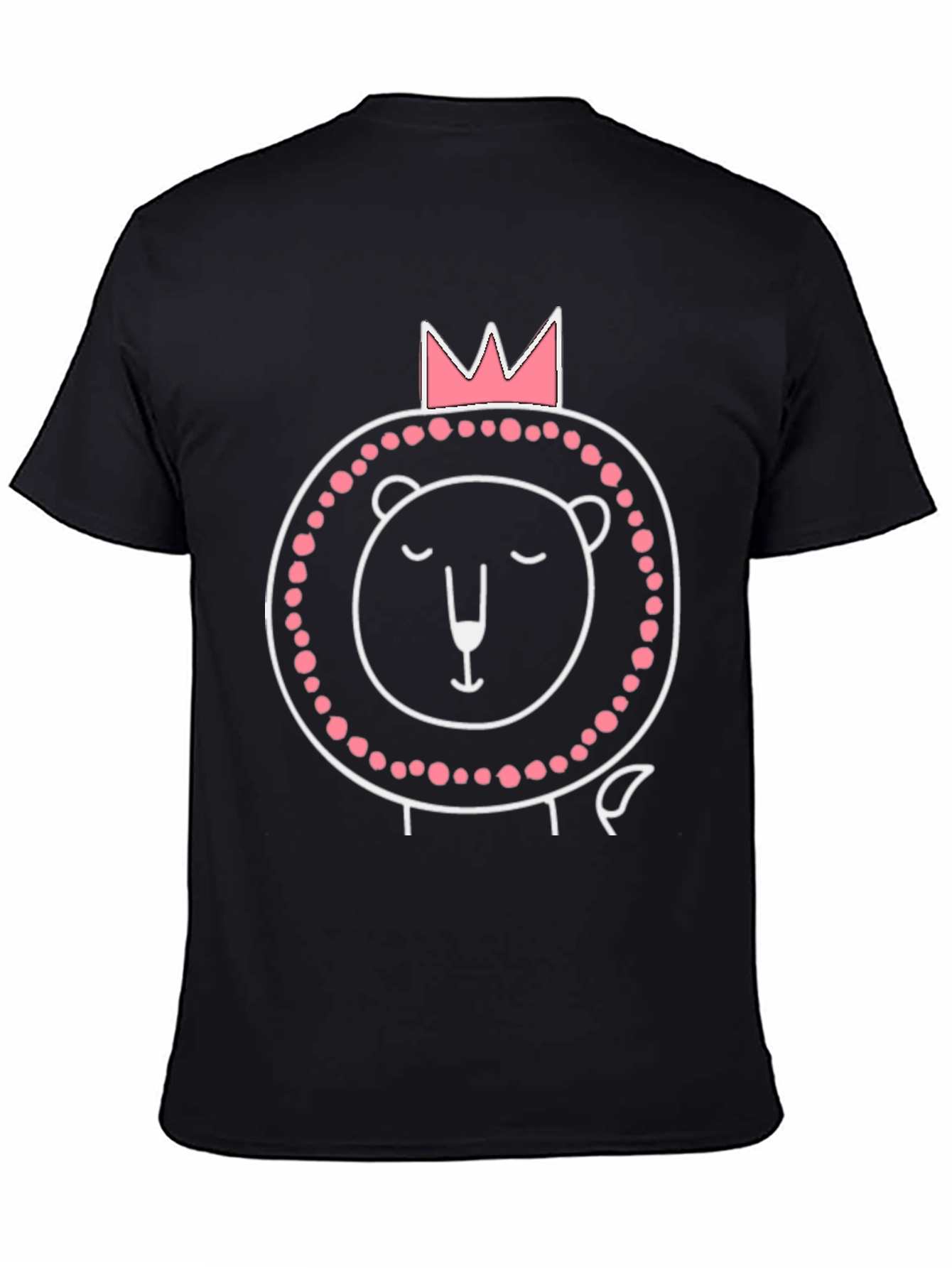 Cute Lion King Mens Graphic Tee