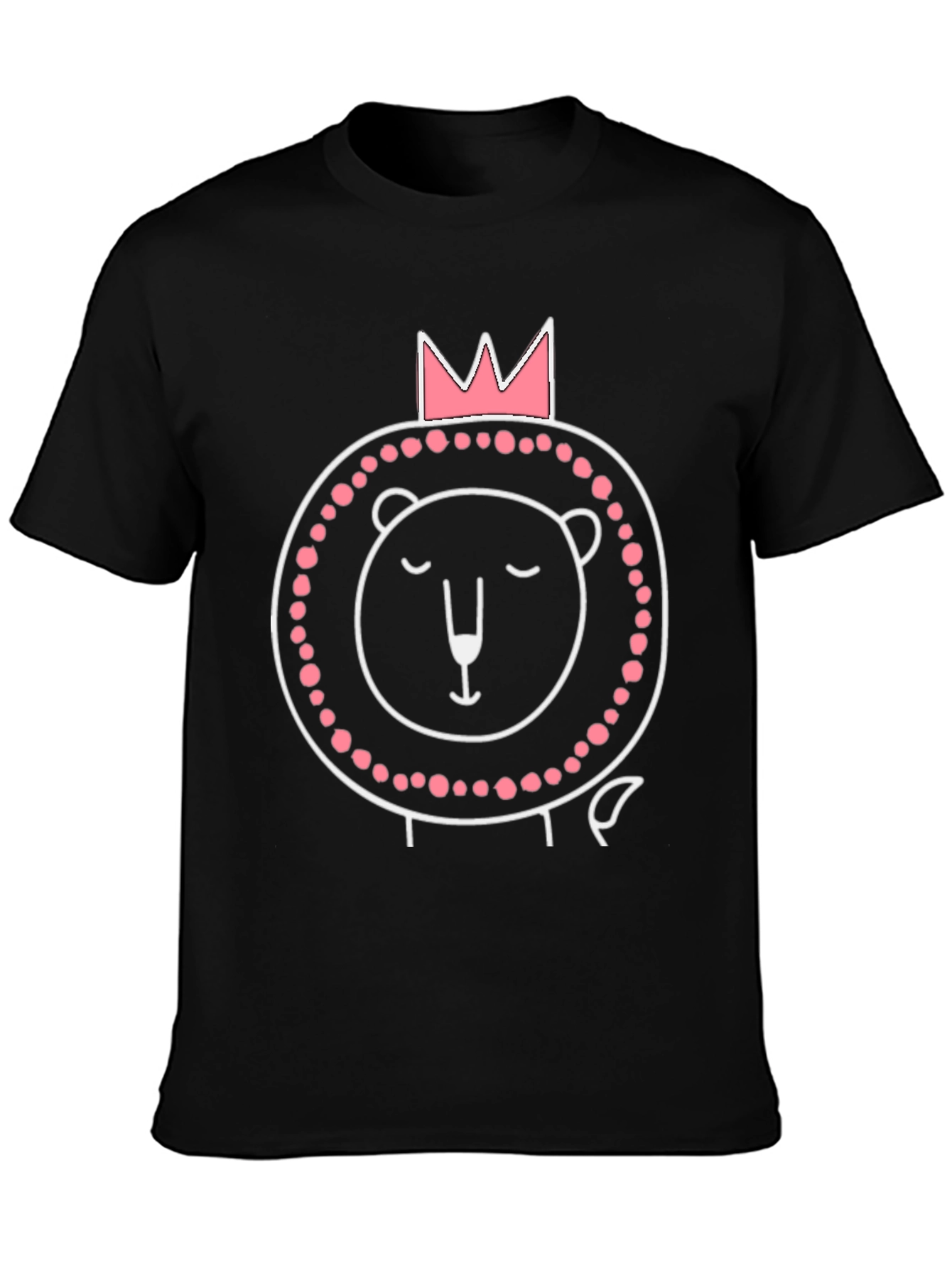 Cute Lion King Mens Graphic Tee