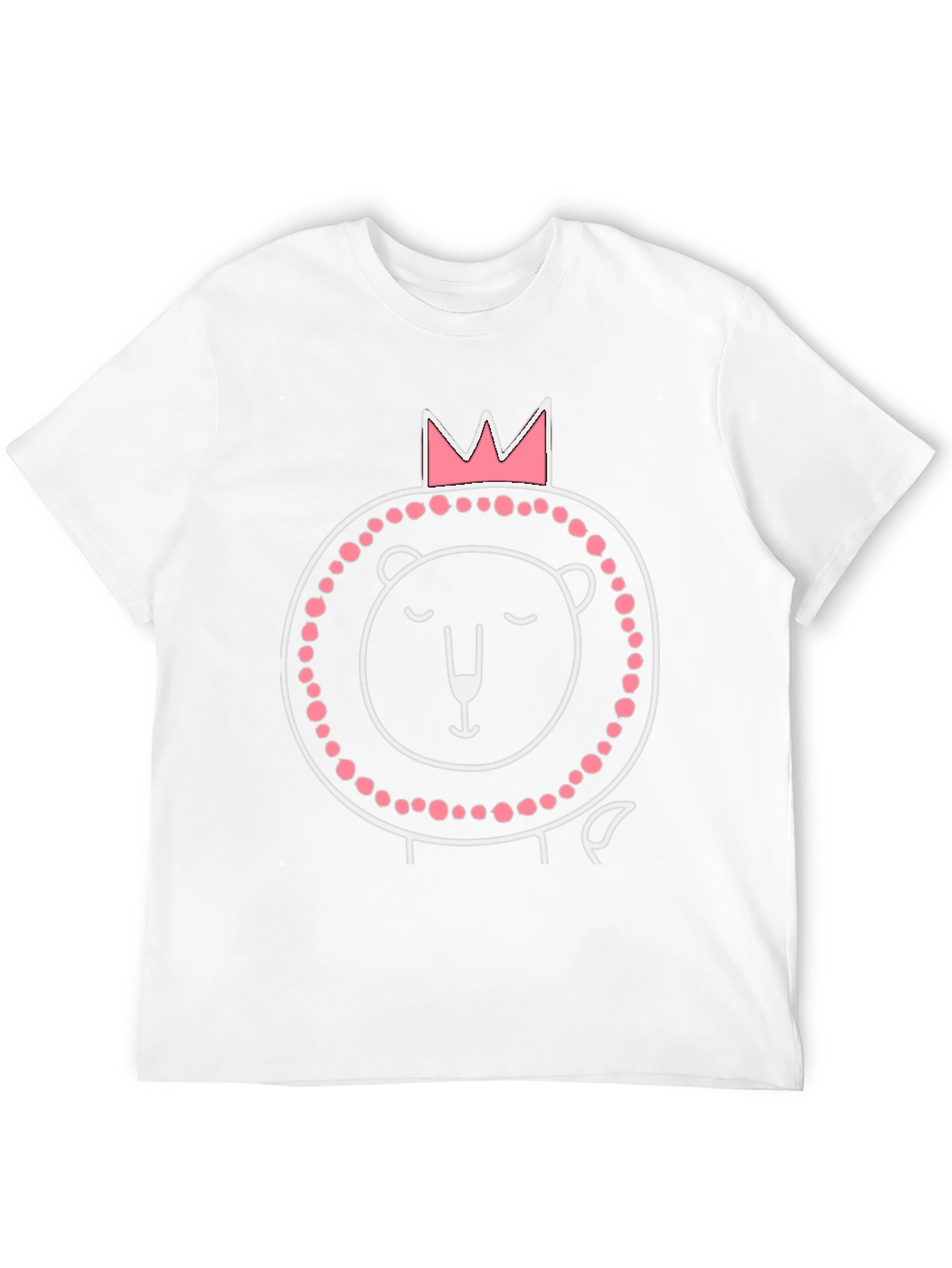 Cute Lion King Mens Graphic Tee