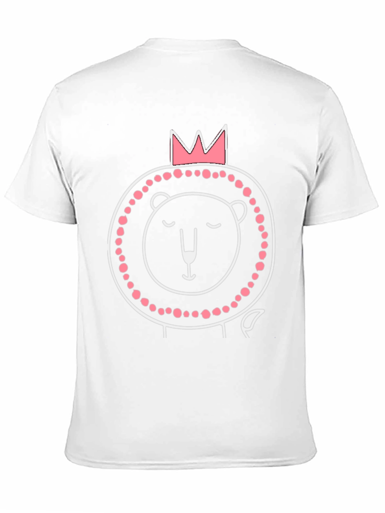 Cute Lion King Mens Graphic Tee