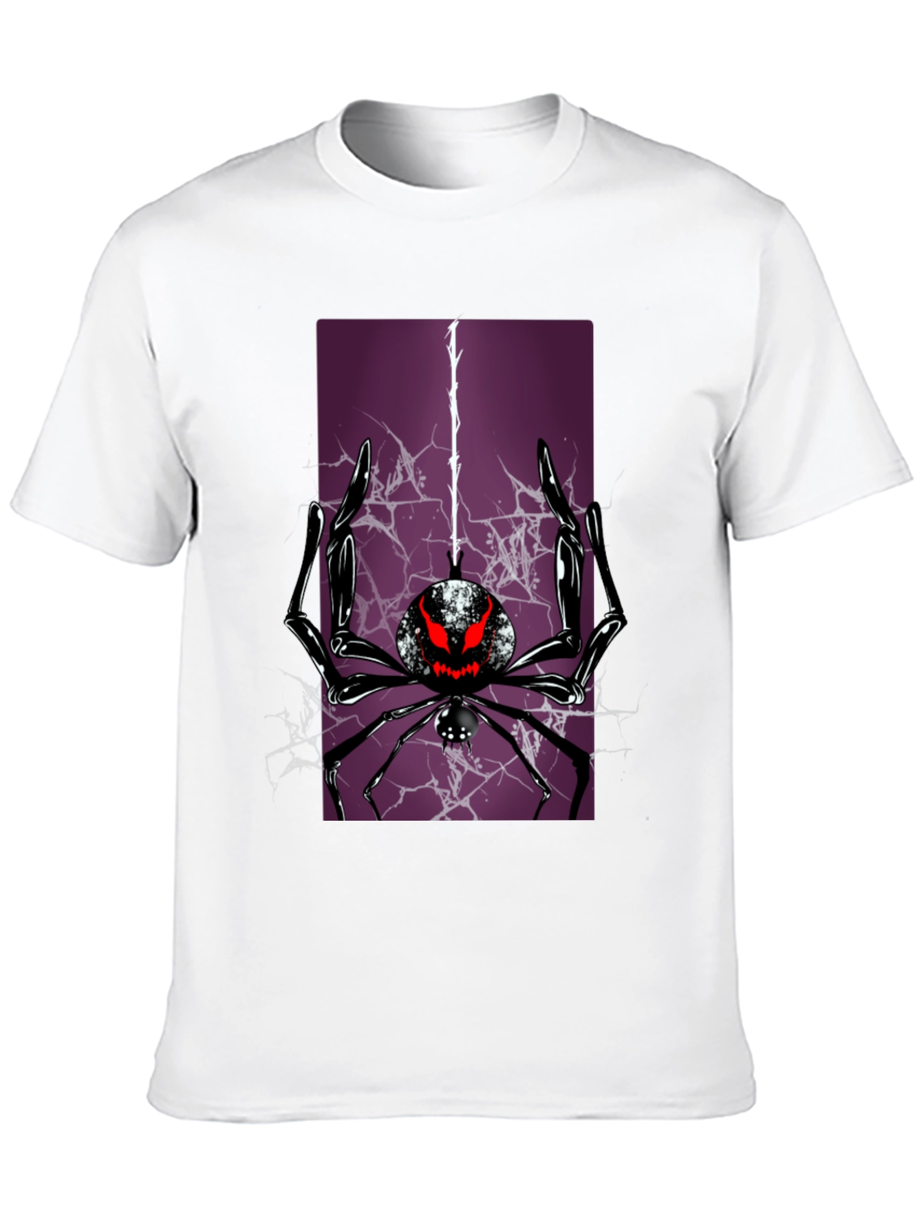 Spider Graphic T-Shirt - Black