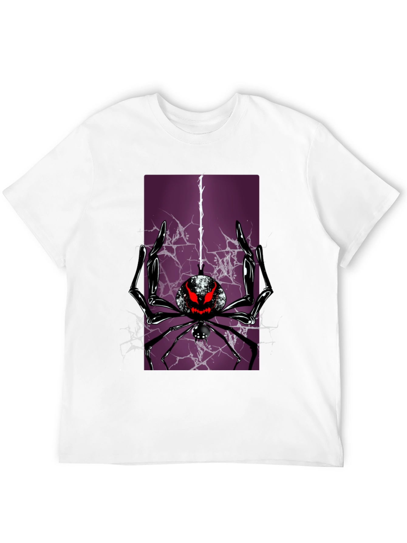 Spider Graphic T-Shirt - Black