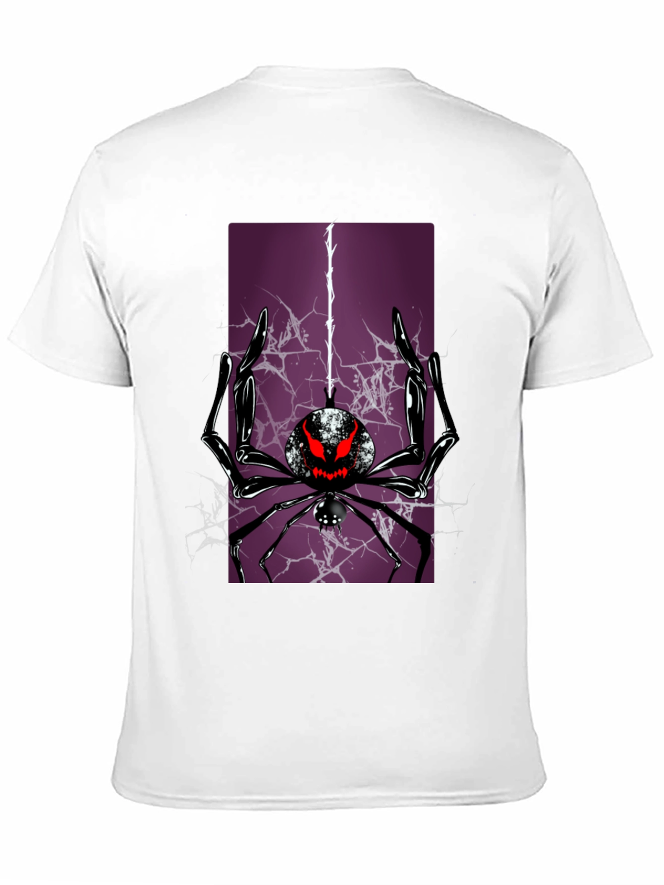 Spider Graphic T-Shirt - Black