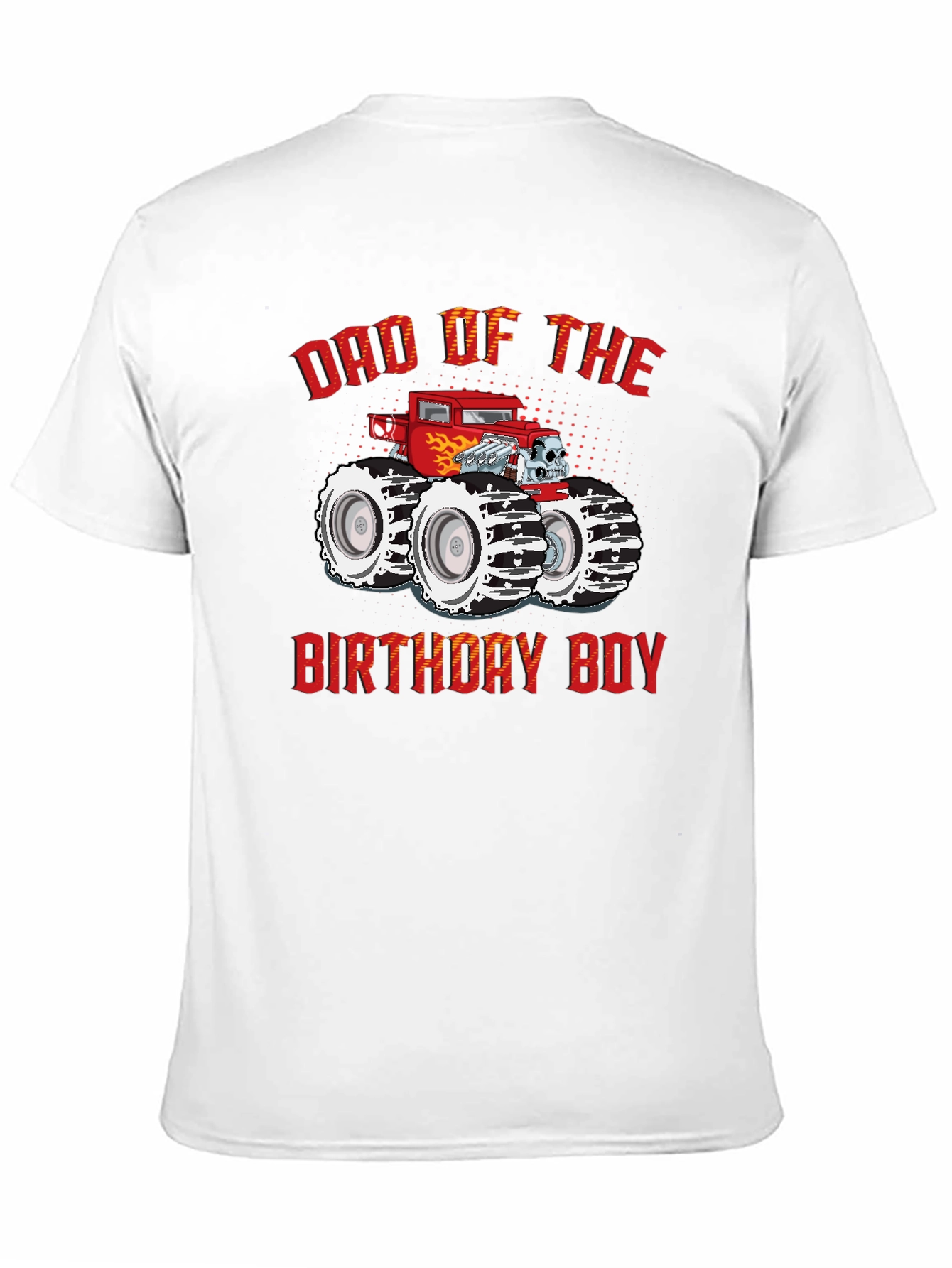 Dad of the Birthday Boy Monster Truck T-Shirt