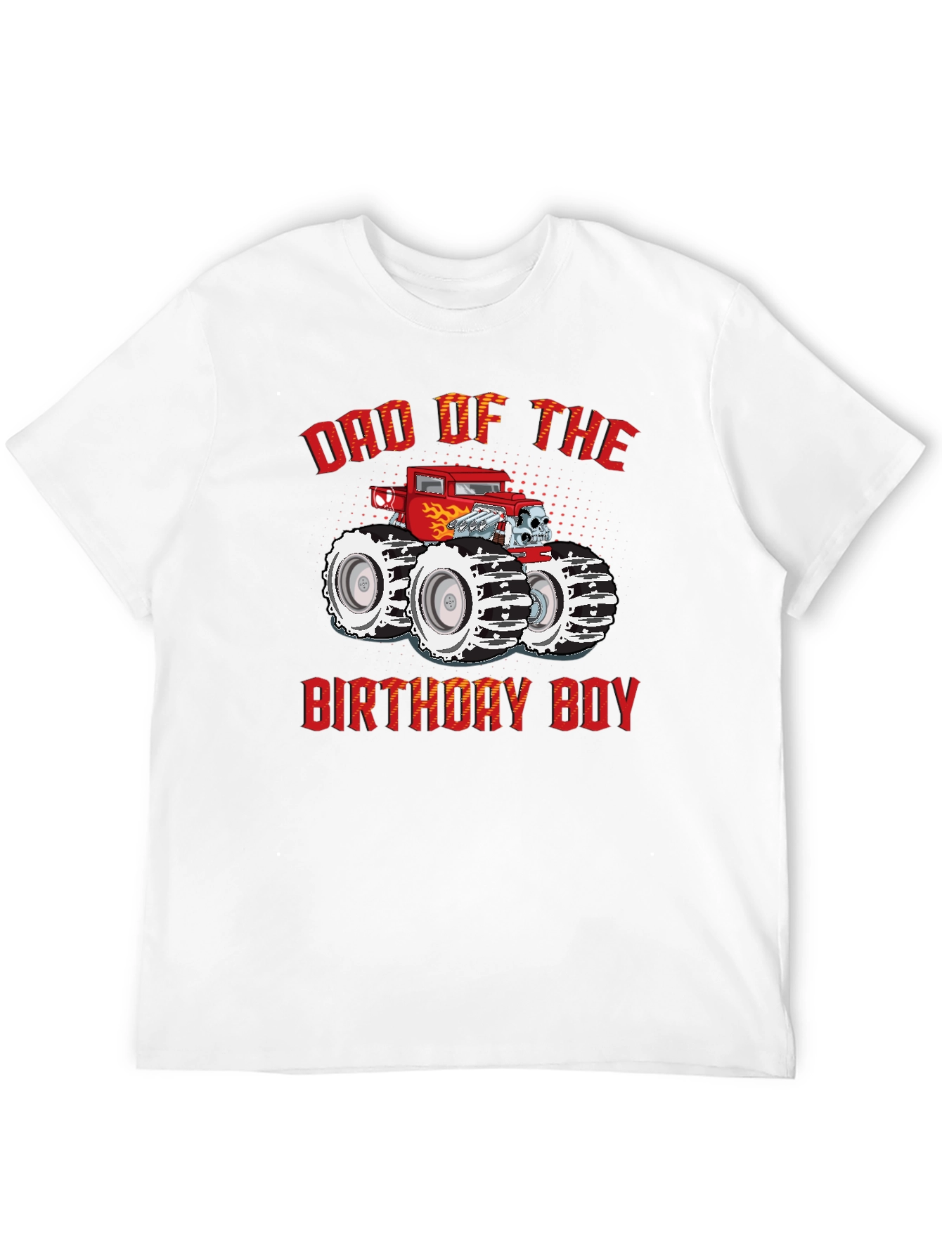 Dad of the Birthday Boy Monster Truck T-Shirt