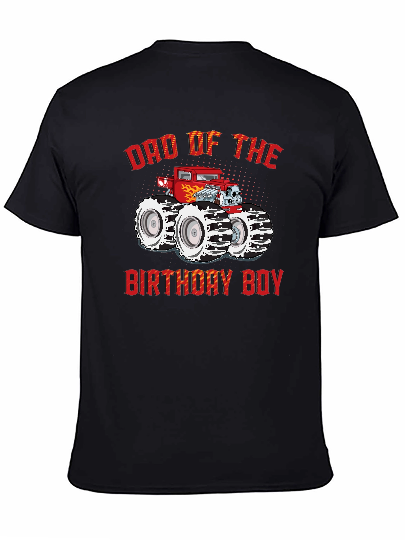 Dad of the Birthday Boy Monster Truck T-Shirt