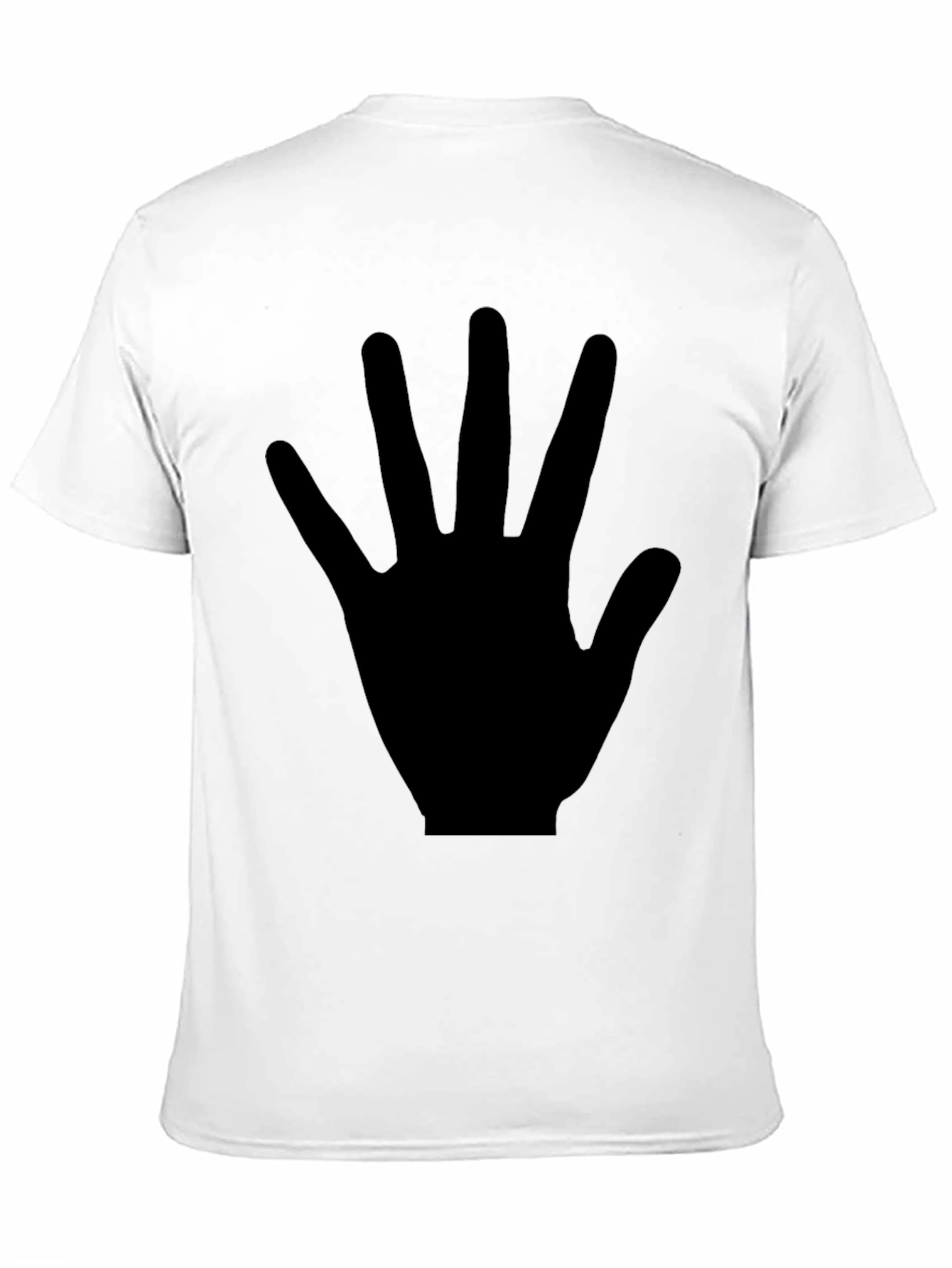 Black Hand Graphic Tee - Bold Statement Shirt