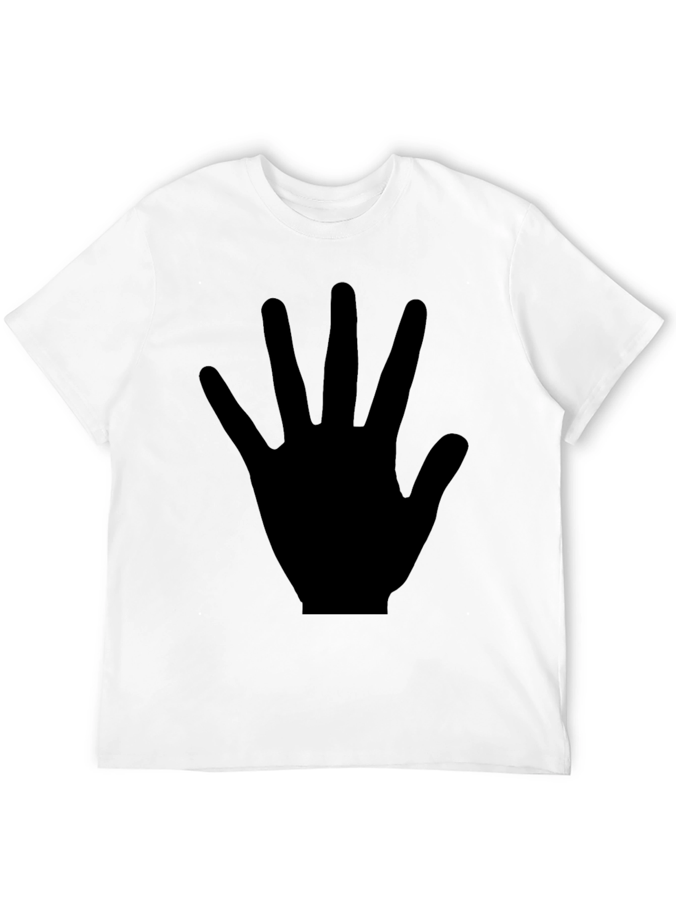 Black Hand Graphic Tee - Bold Statement Shirt