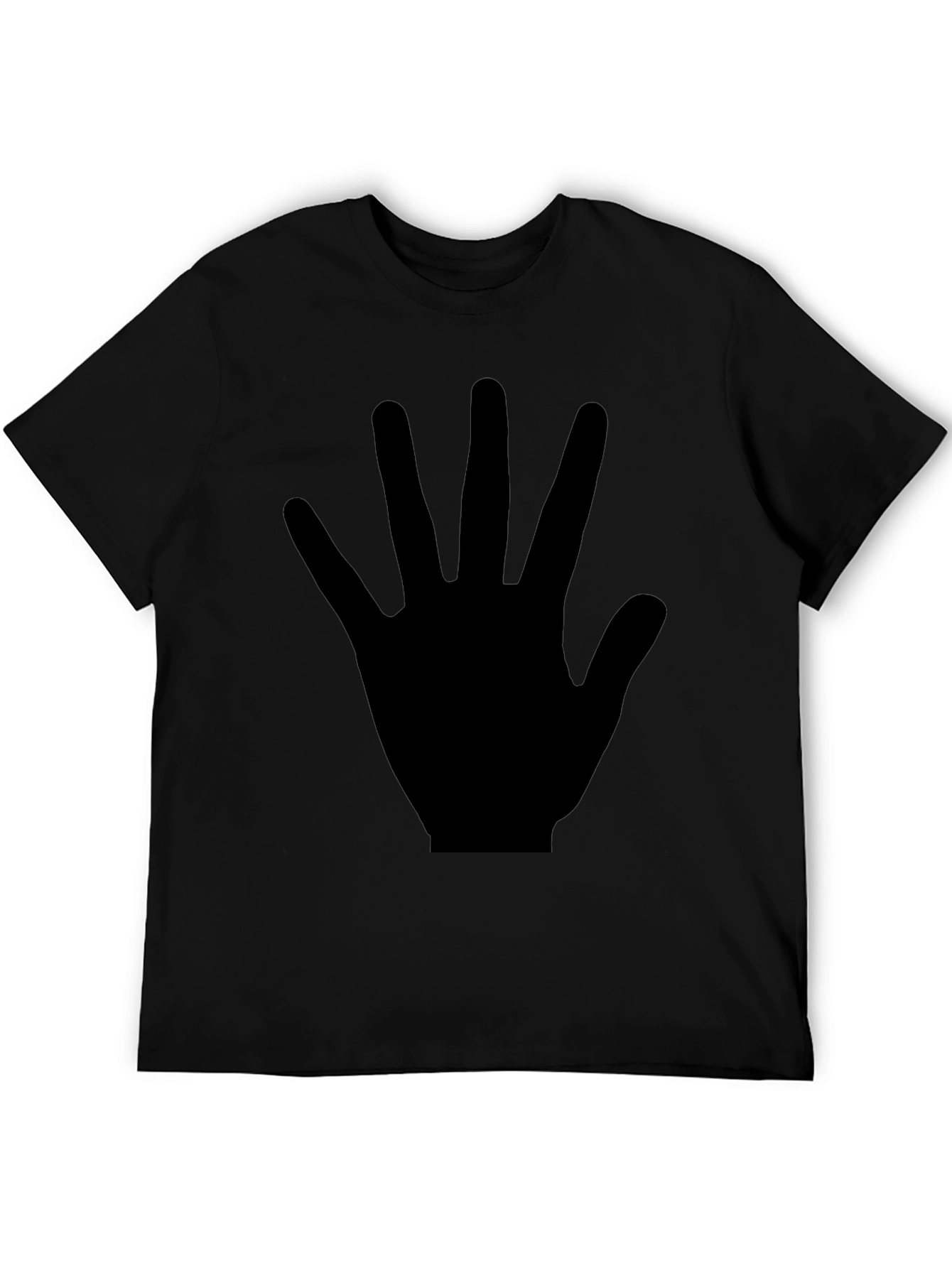 Black Hand Graphic Tee - Bold Statement Shirt