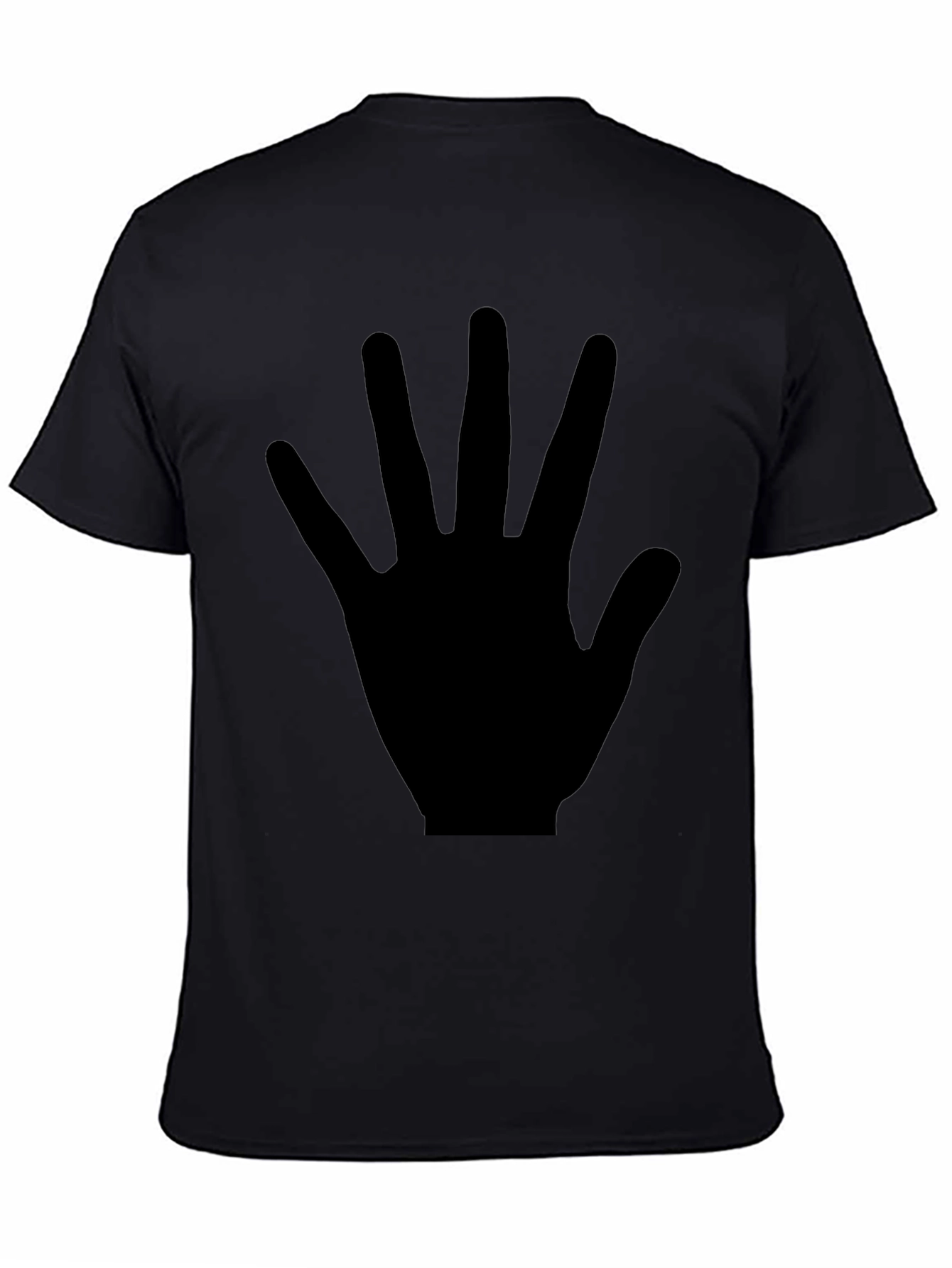 Black Hand Graphic Tee - Bold Statement Shirt