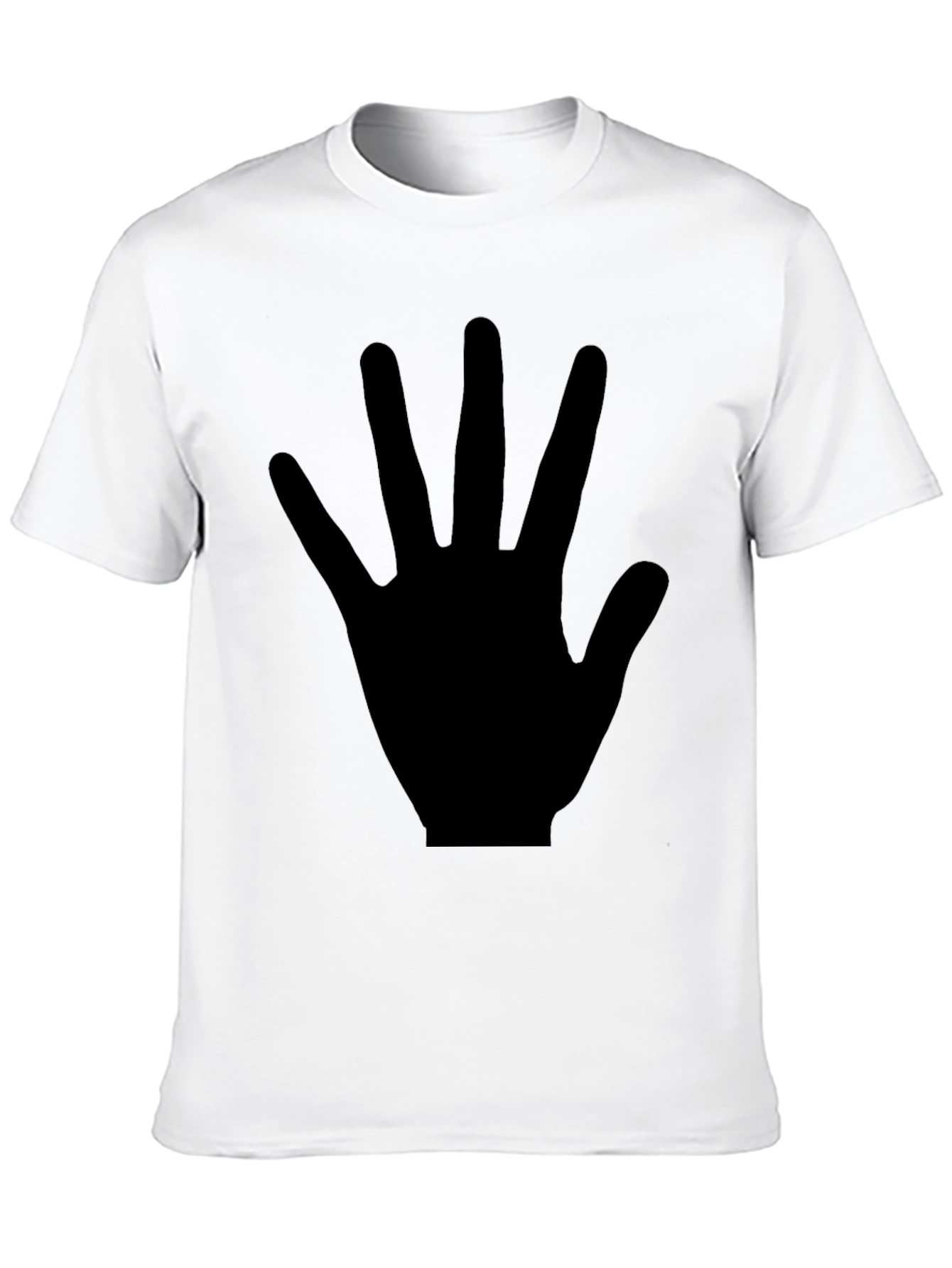 Black Hand Graphic Tee - Bold Statement Shirt