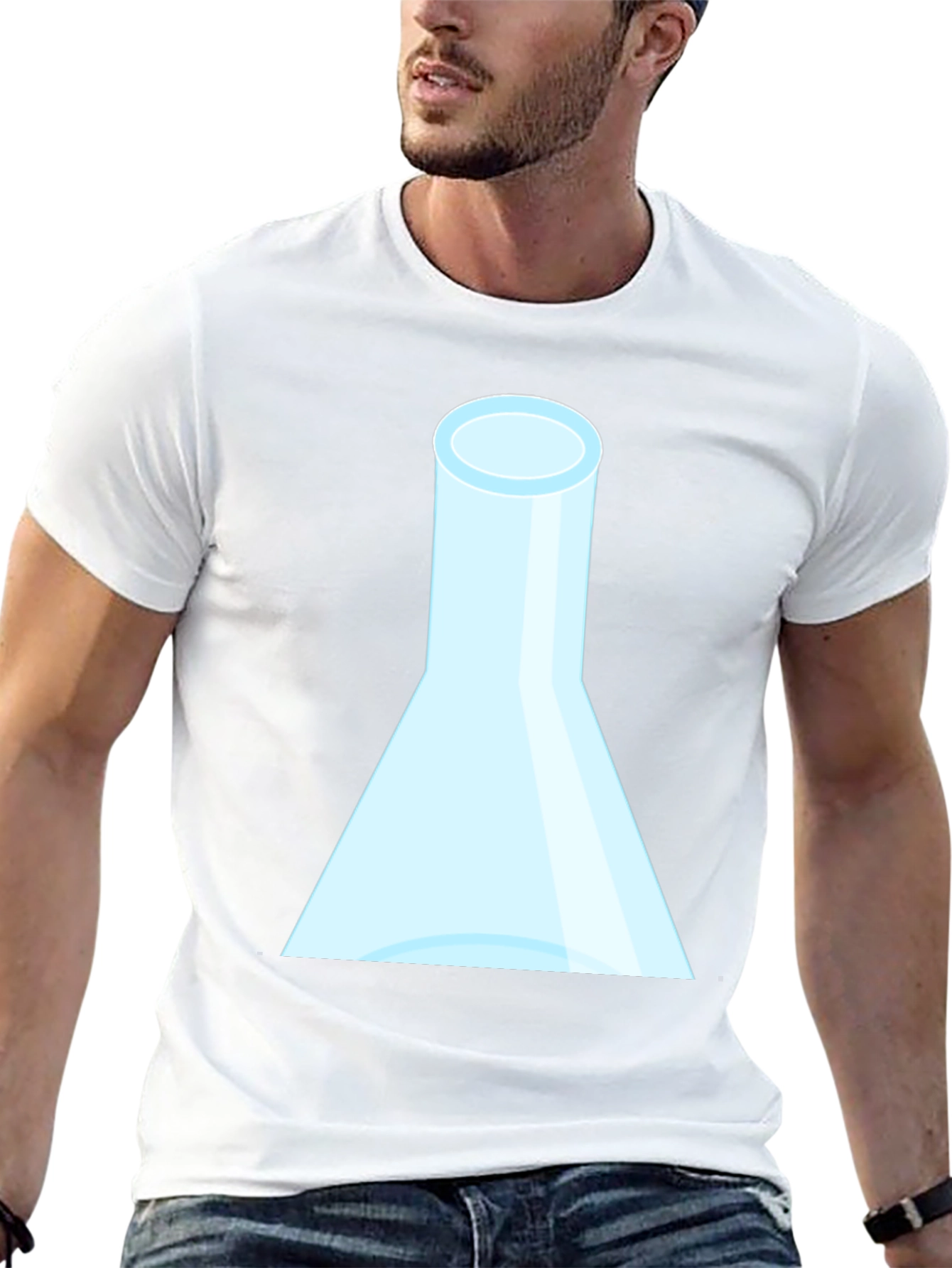 Science Beaker Graphic Tee - Cool Experiment Design