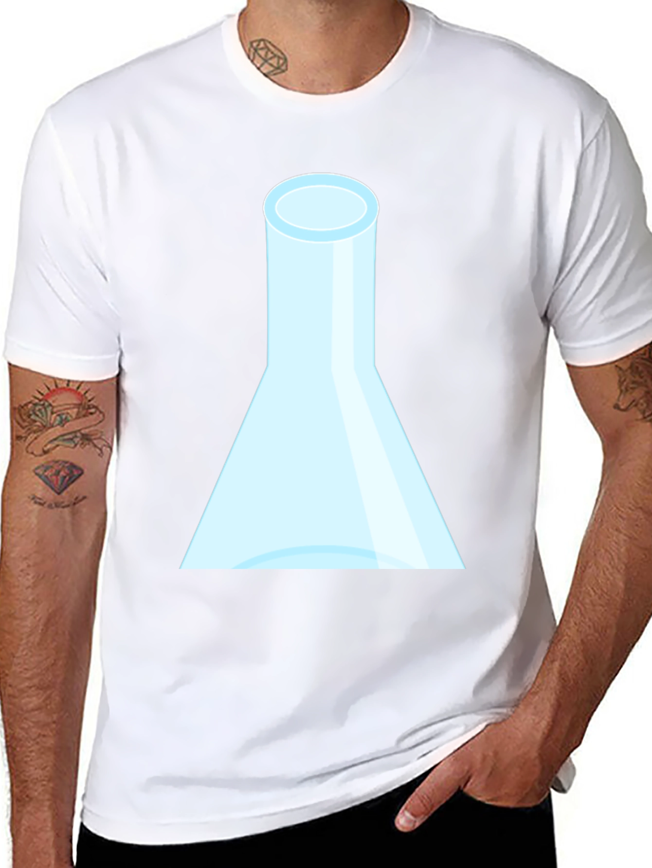 Science Beaker Graphic Tee - Cool Experiment Design