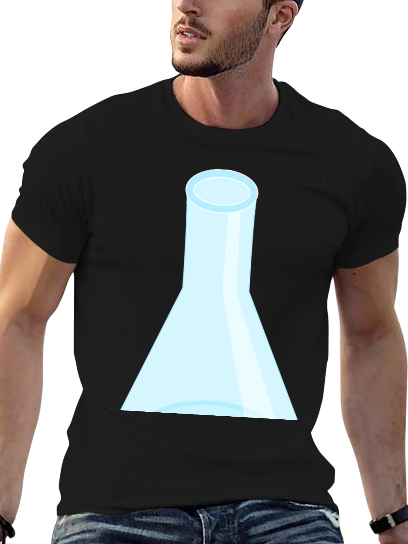 Science Beaker Graphic Tee - Cool Experiment Design