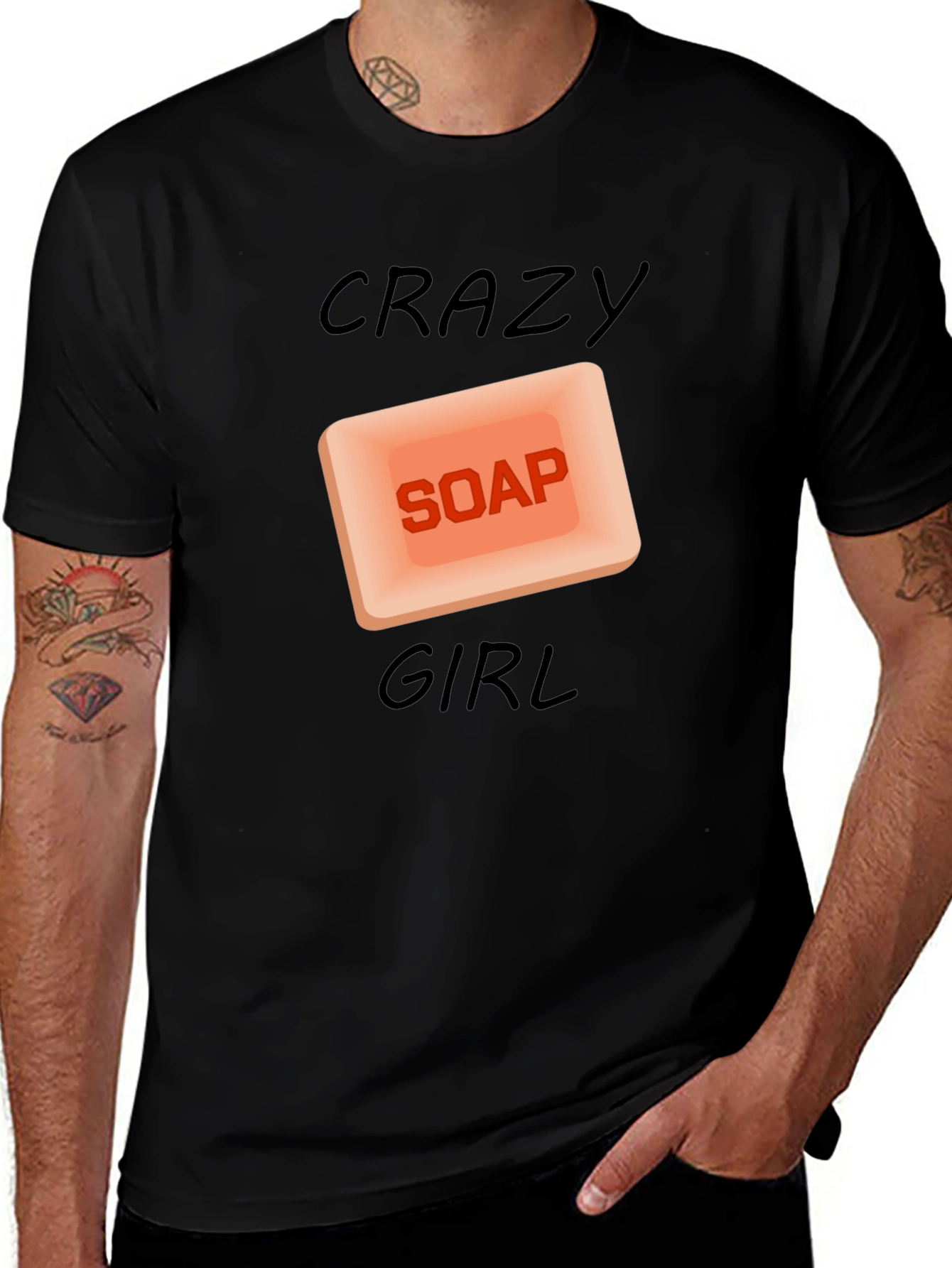 Crazy Soap Girl T-Shirt - Unique Graphic Tee