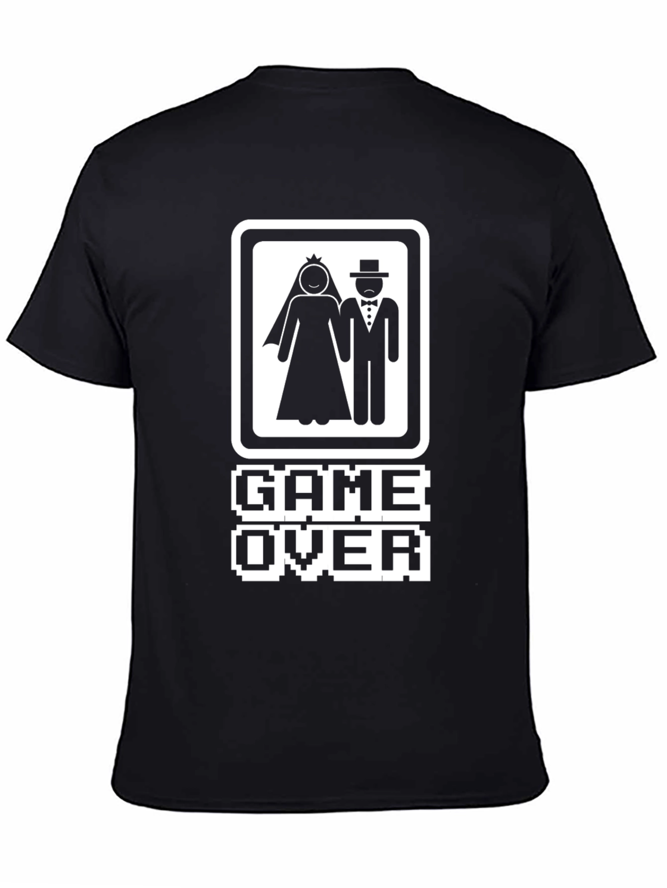 Game Over Wedding T-Shirt - Gamer Bride & Groom