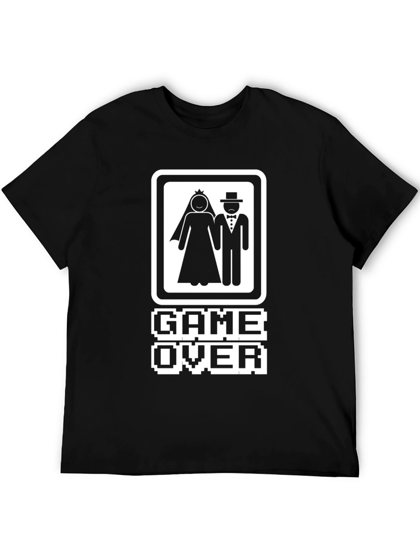 Game Over Wedding T-Shirt - Gamer Bride & Groom