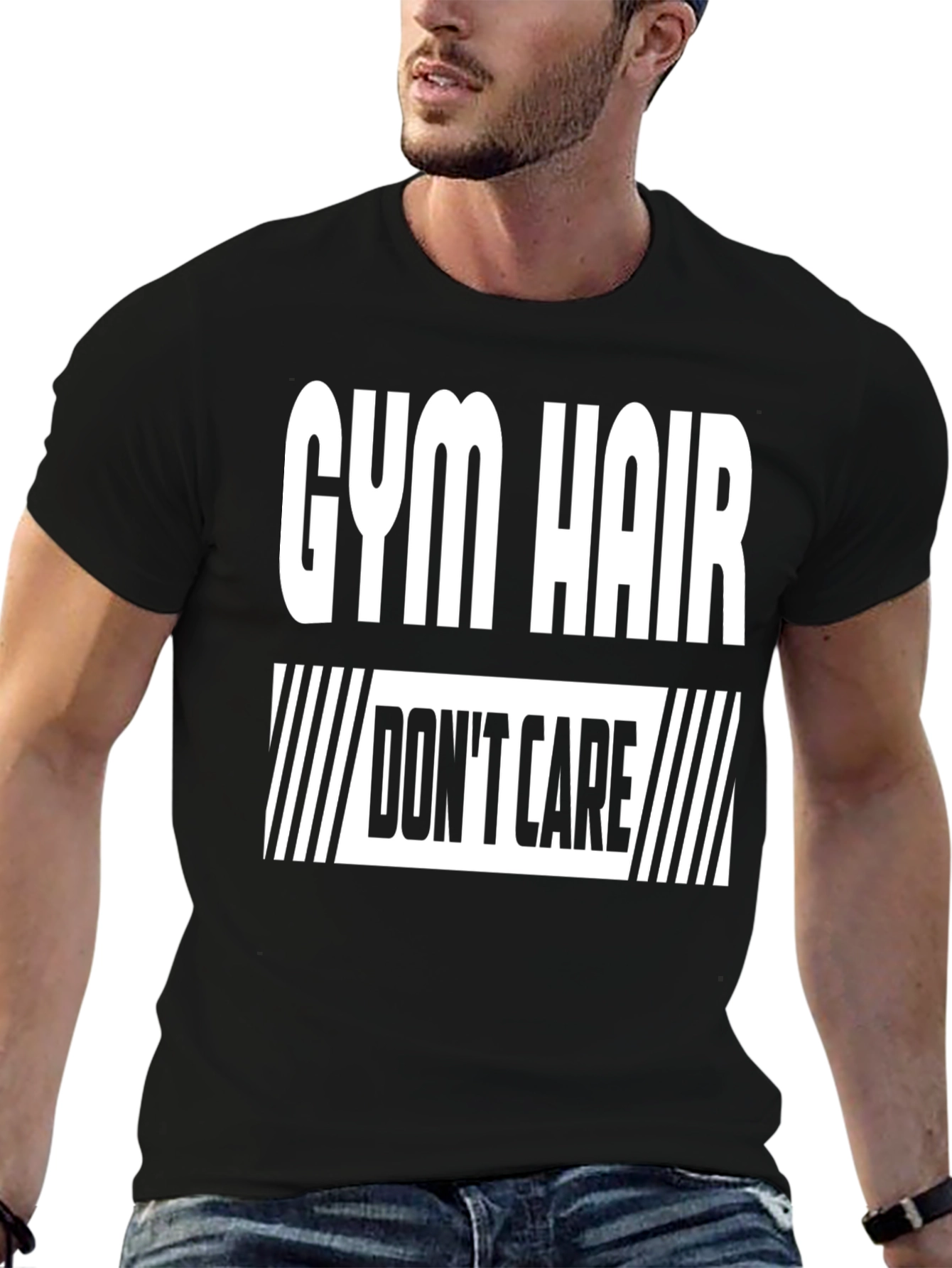 Gym Hair Dont Care T-Shirt - Workout Apparel
