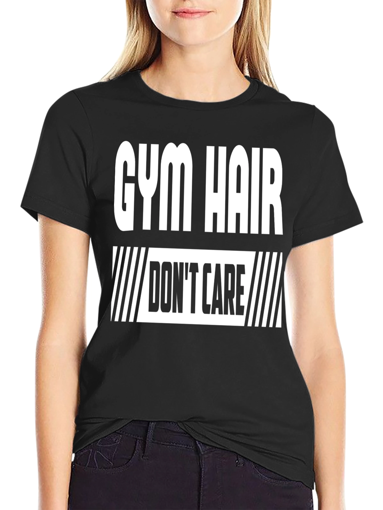 Gym Hair Dont Care T-Shirt - Workout Apparel