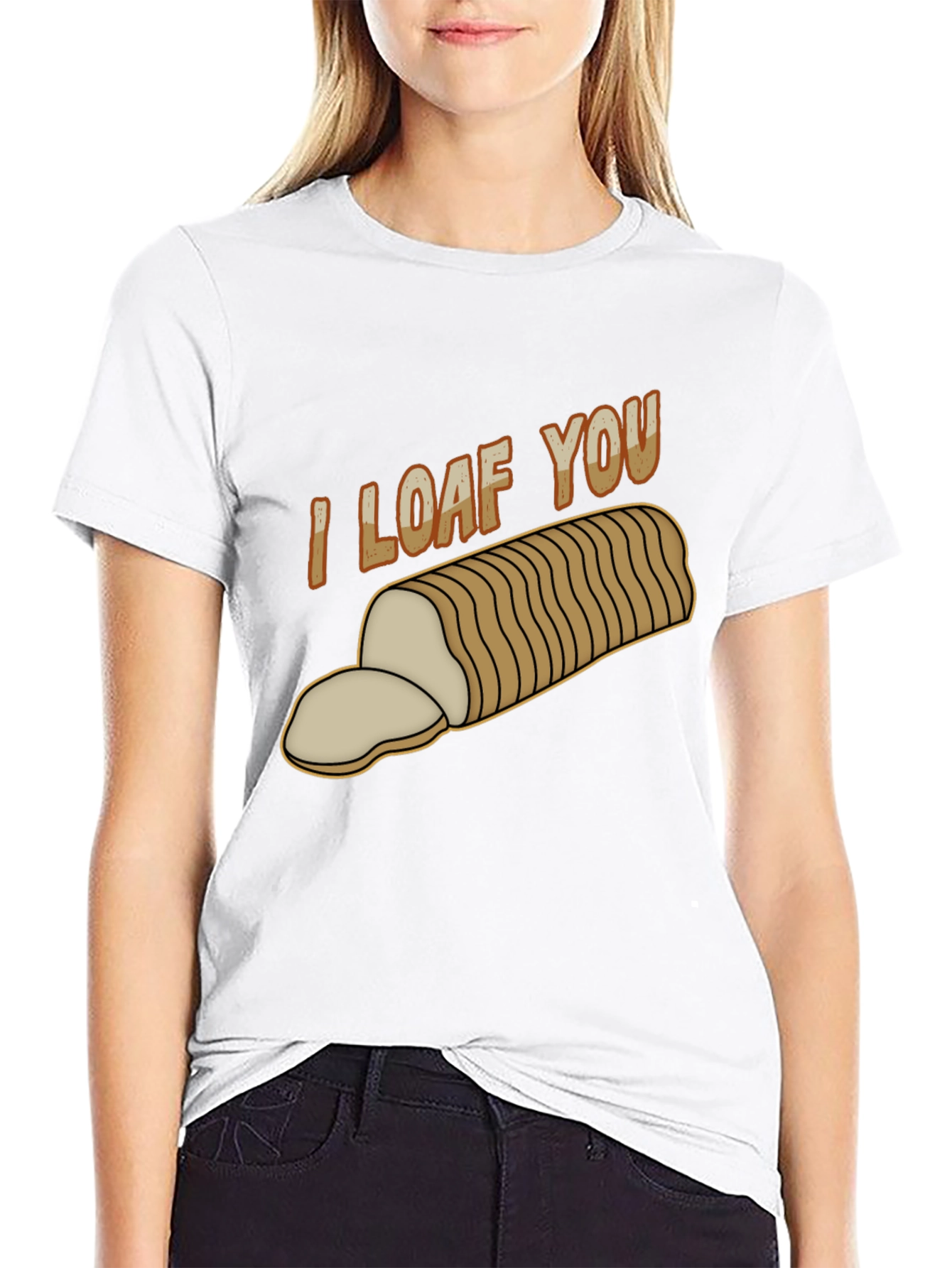 I Loaf You T-Shirt - Funny Bread Pun Tee
