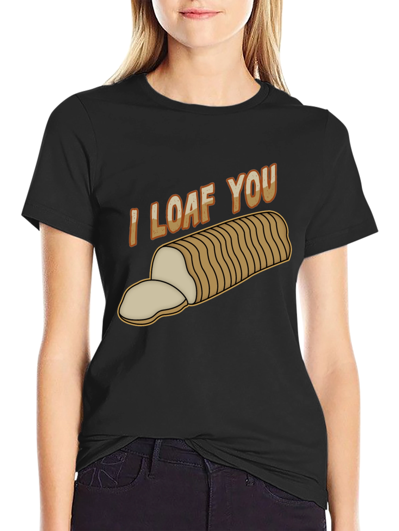 I Loaf You T-Shirt - Funny Bread Pun Tee
