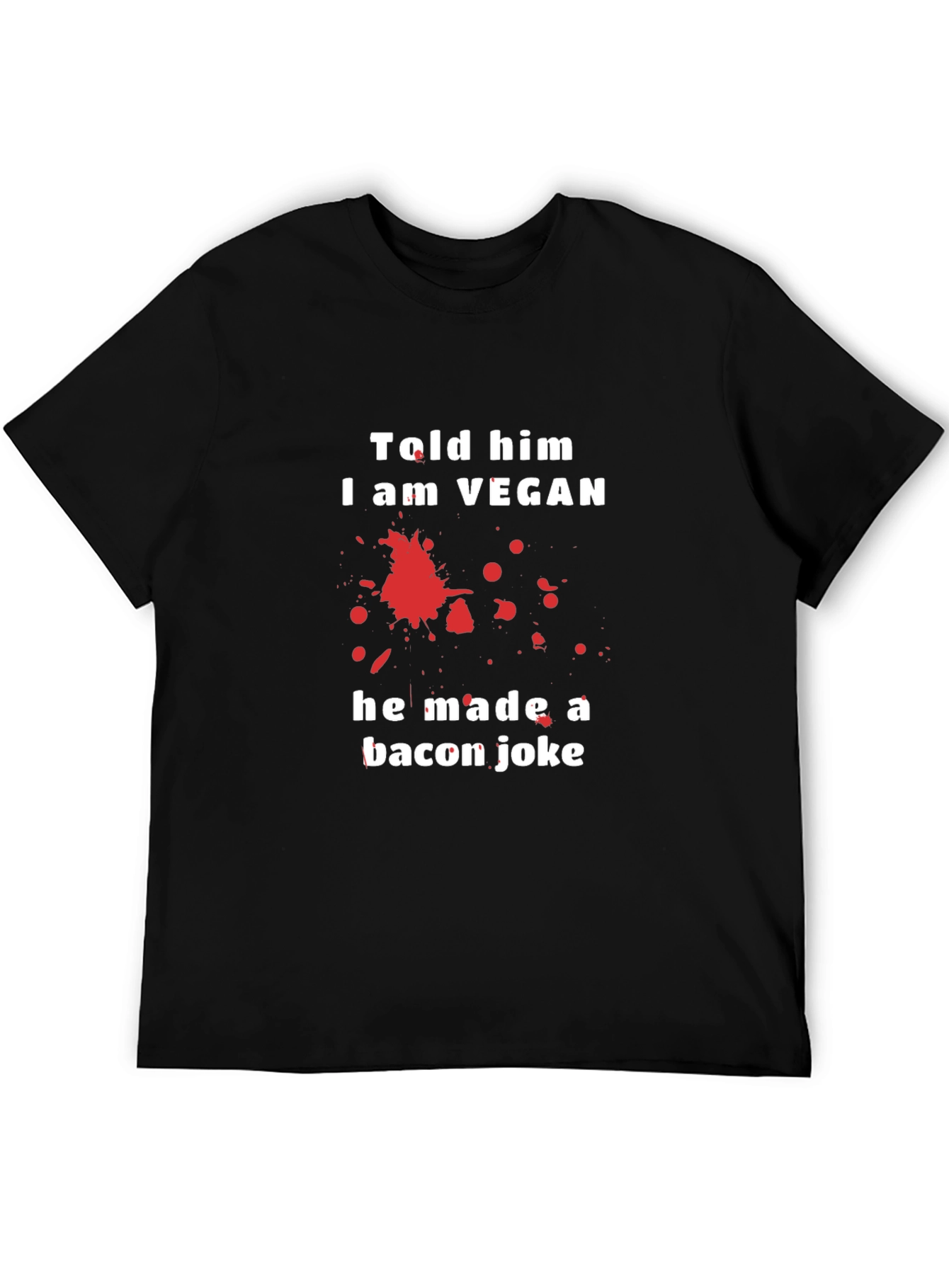 Vegan Humor Graphic T-Shirt