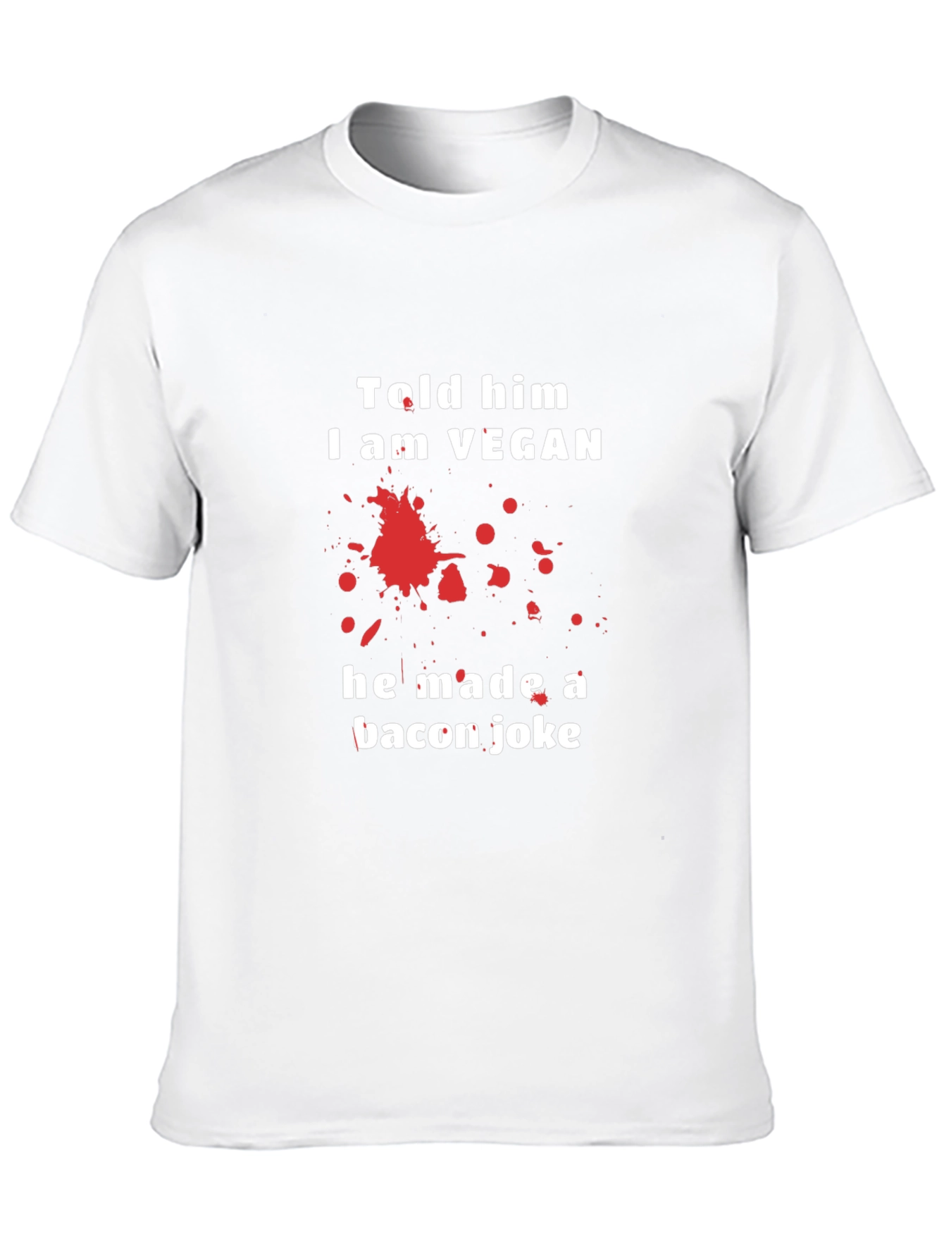 Vegan Humor Graphic T-Shirt