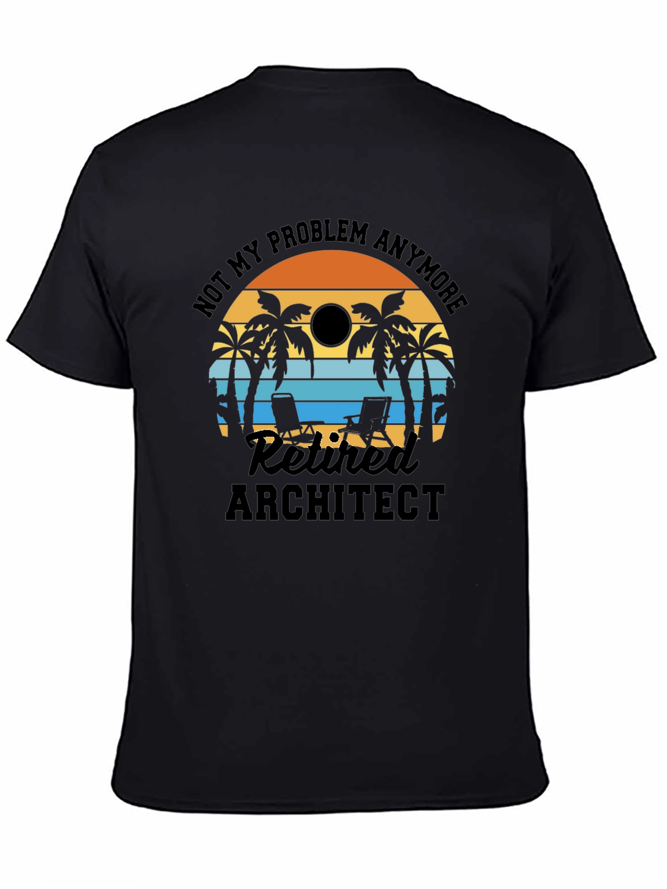 Retired Architect T-Shirt: Beach Life Edition