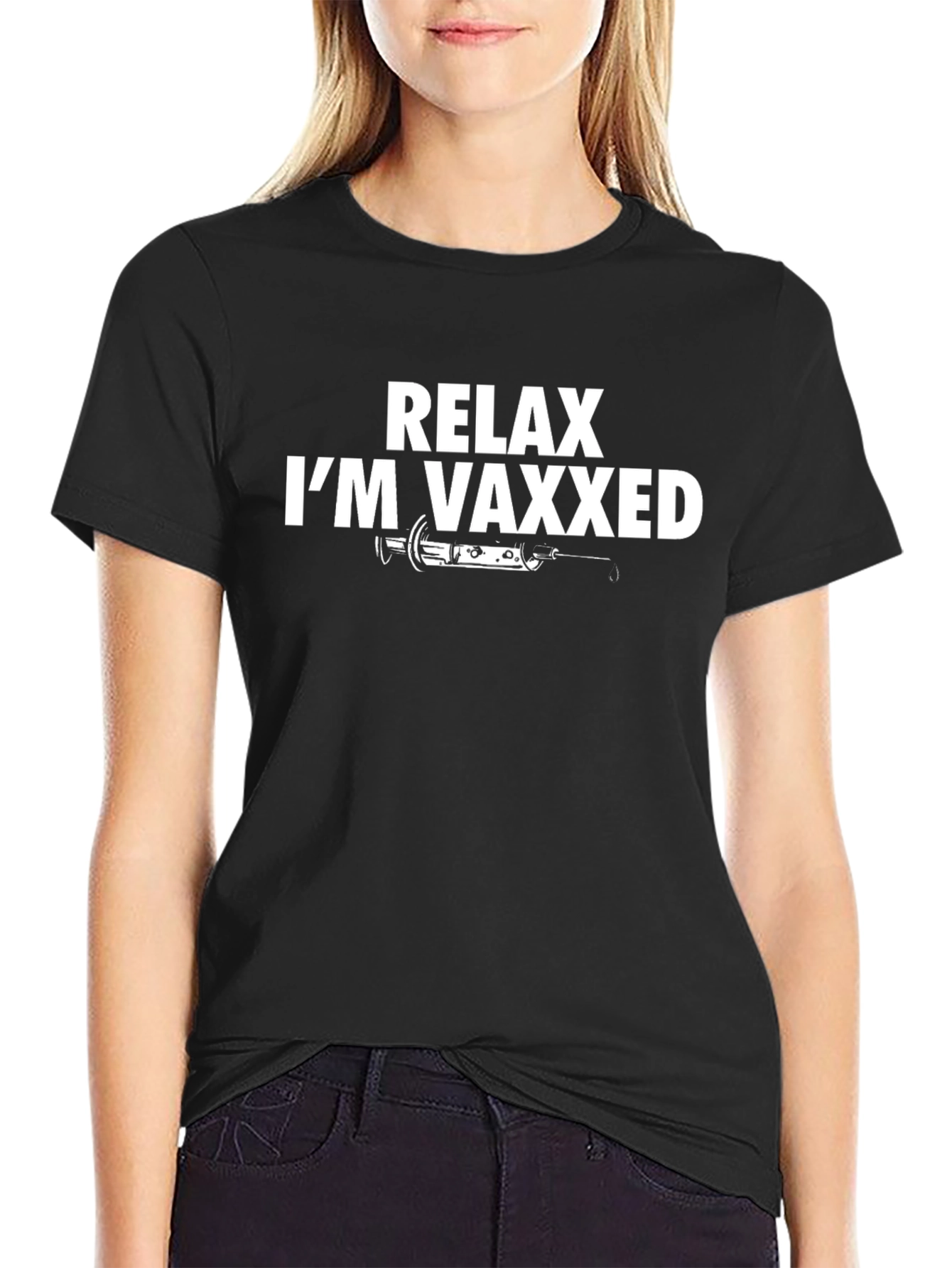 Relax Im Vaxxed T-Shirt - Funny Vaccine Tee