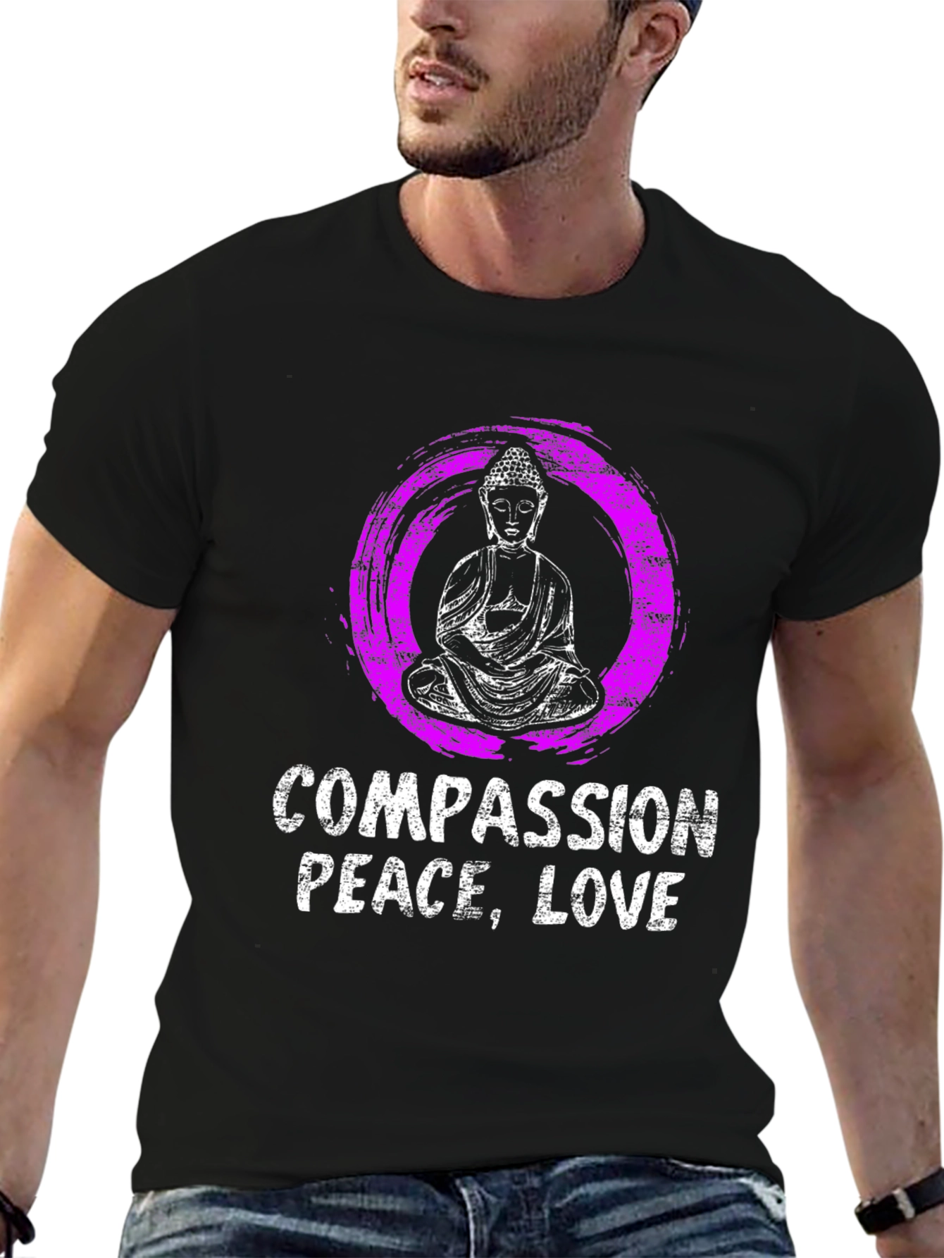 Compassion Peace Love Graphic Tee