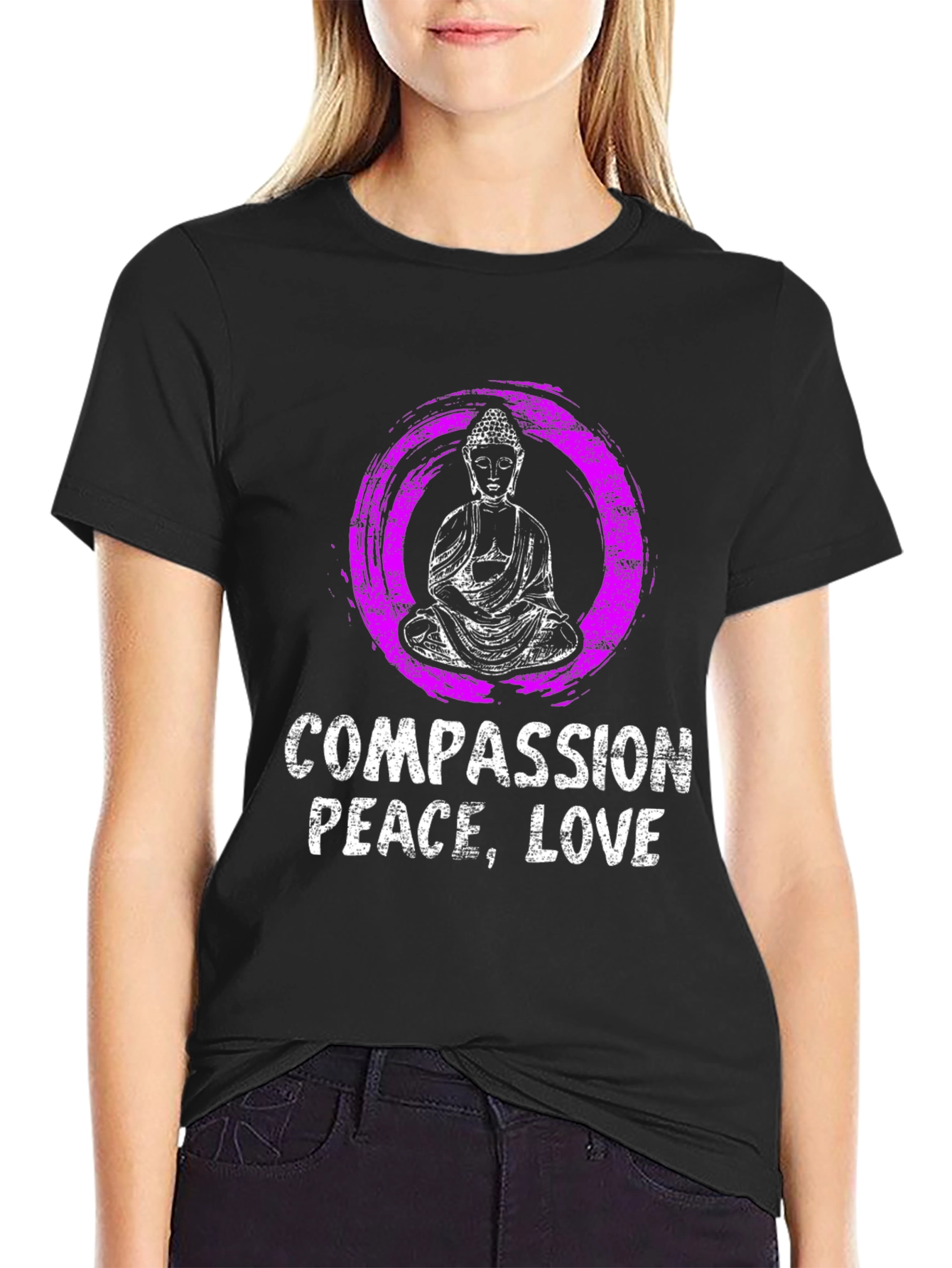 Compassion Peace Love Graphic Tee
