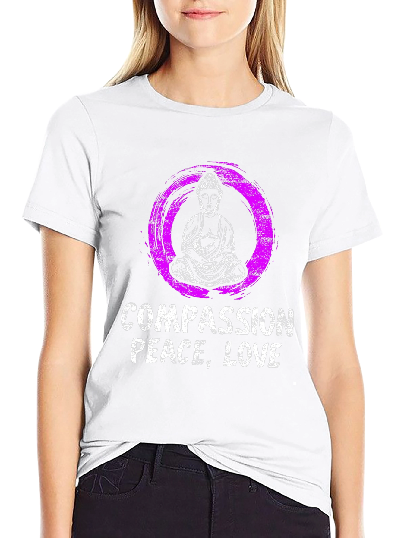 Compassion Peace Love Graphic Tee