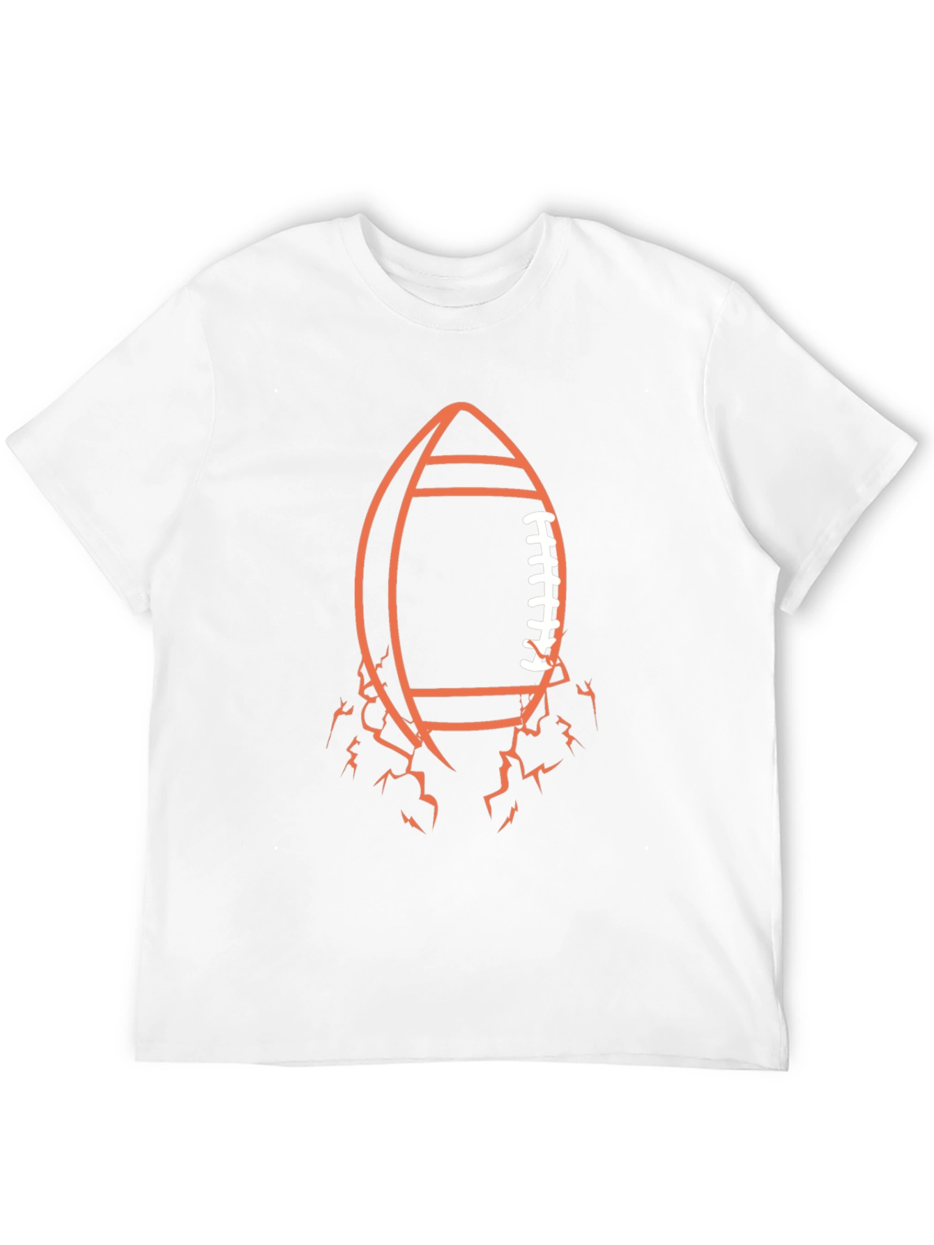 Football Graphic Tee - Black Casual Shirt