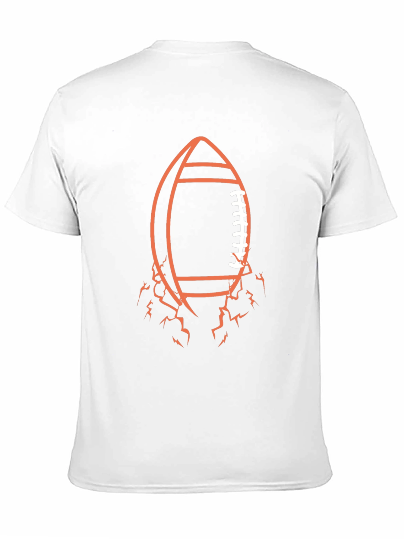 Football Graphic Tee - Black Casual Shirt