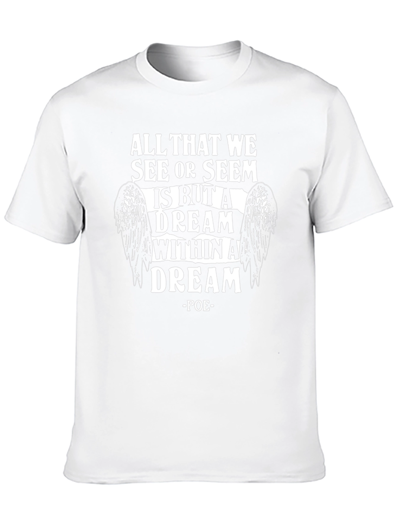 Edgar Allan Poe Dream T-Shirt Gothic Poetry Tee