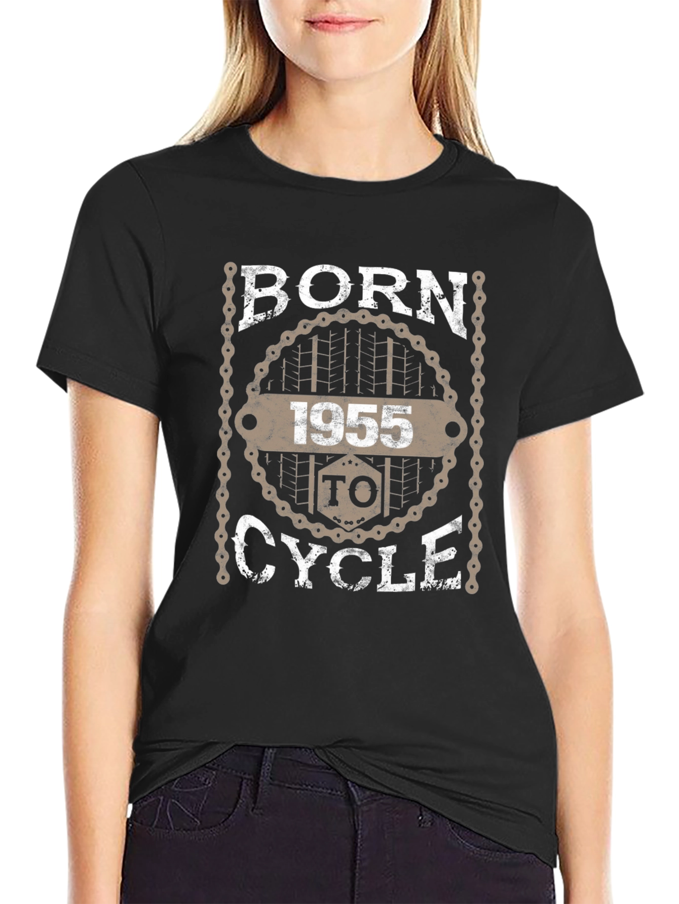Born to Cycle 1955 Graphic Tee