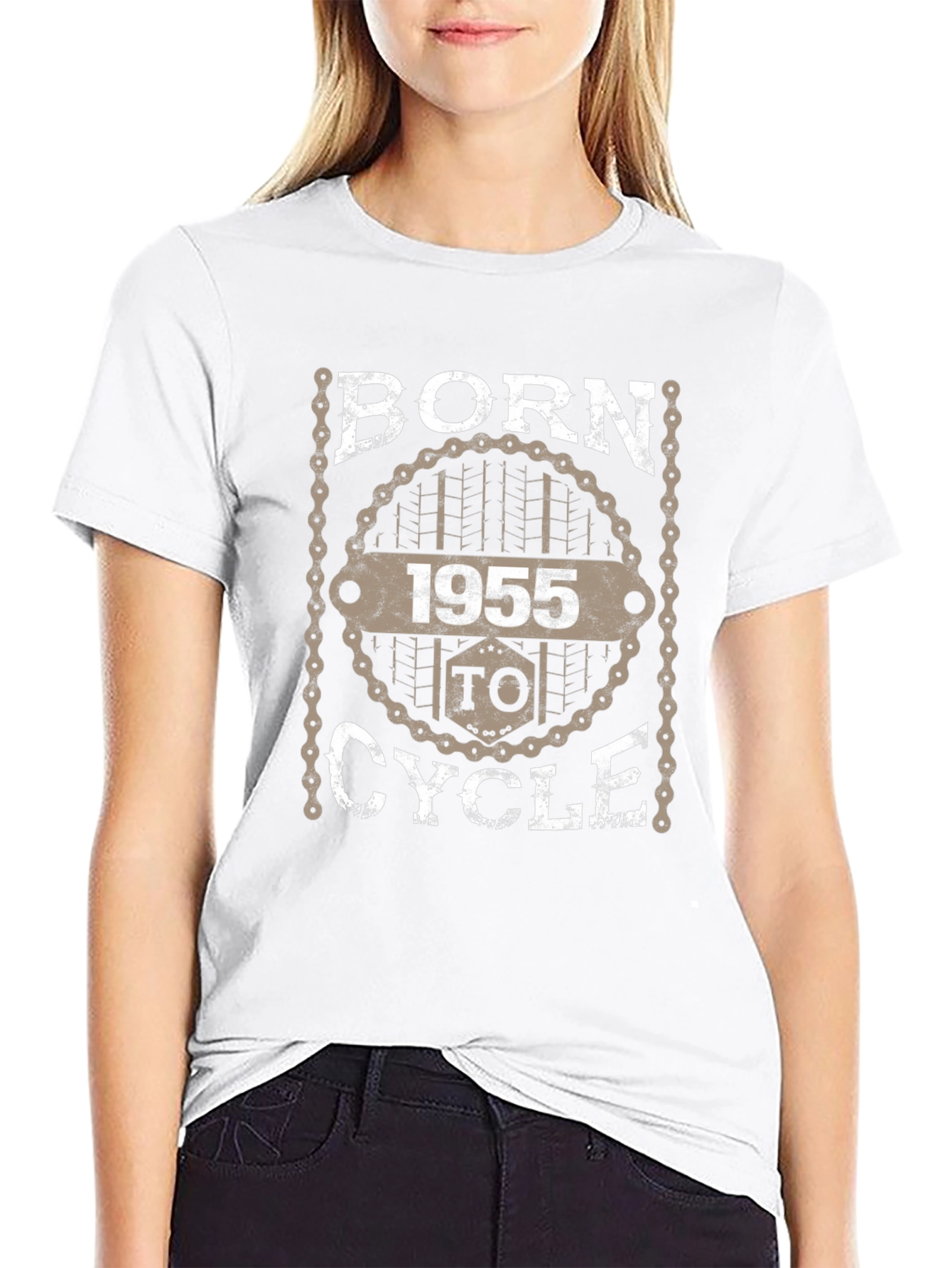 Born to Cycle 1955 Graphic Tee