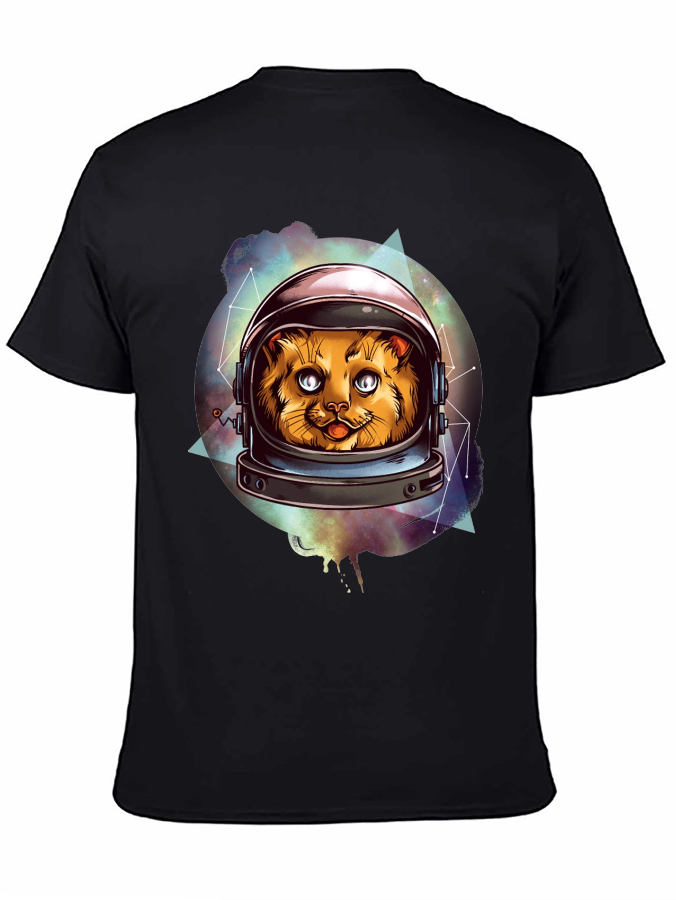 Cosmic Cat Astronaut Graphic Tee