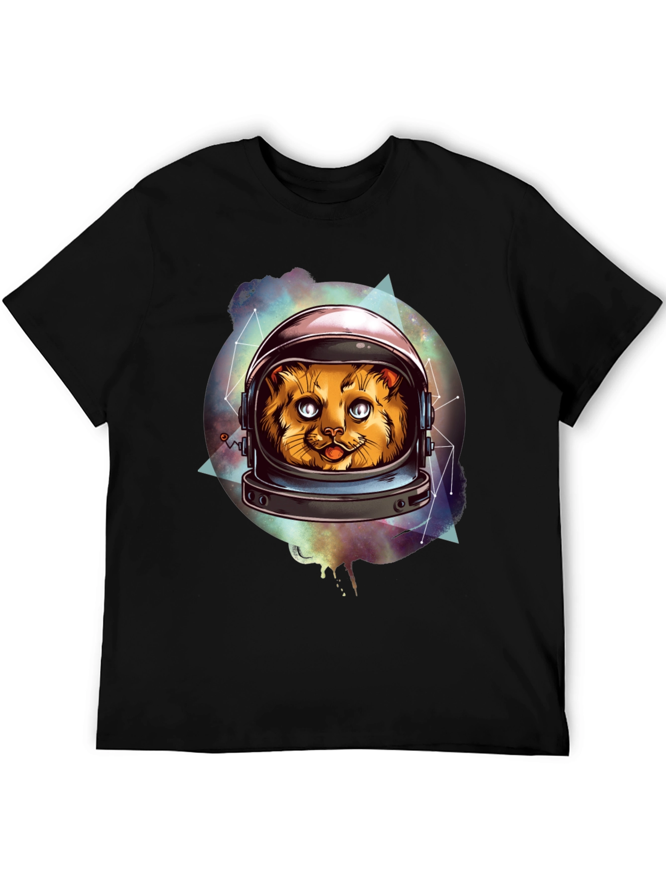 Cosmic Cat Astronaut Graphic Tee
