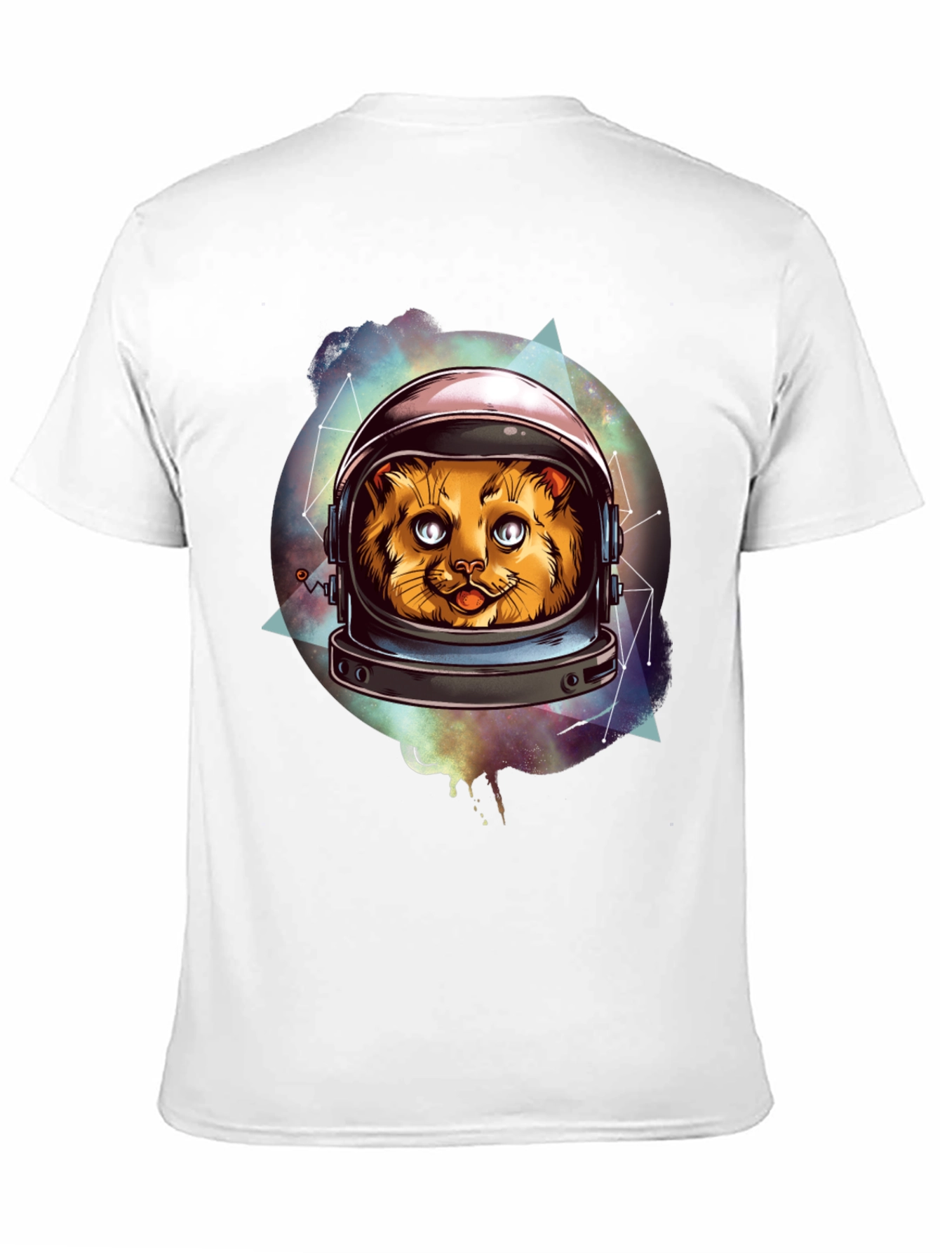 Cosmic Cat Astronaut Graphic Tee