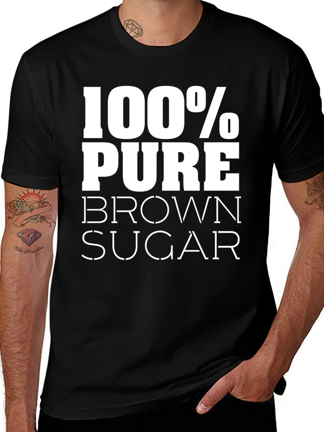 100% Pure Brown Sugar Graphic Tee
