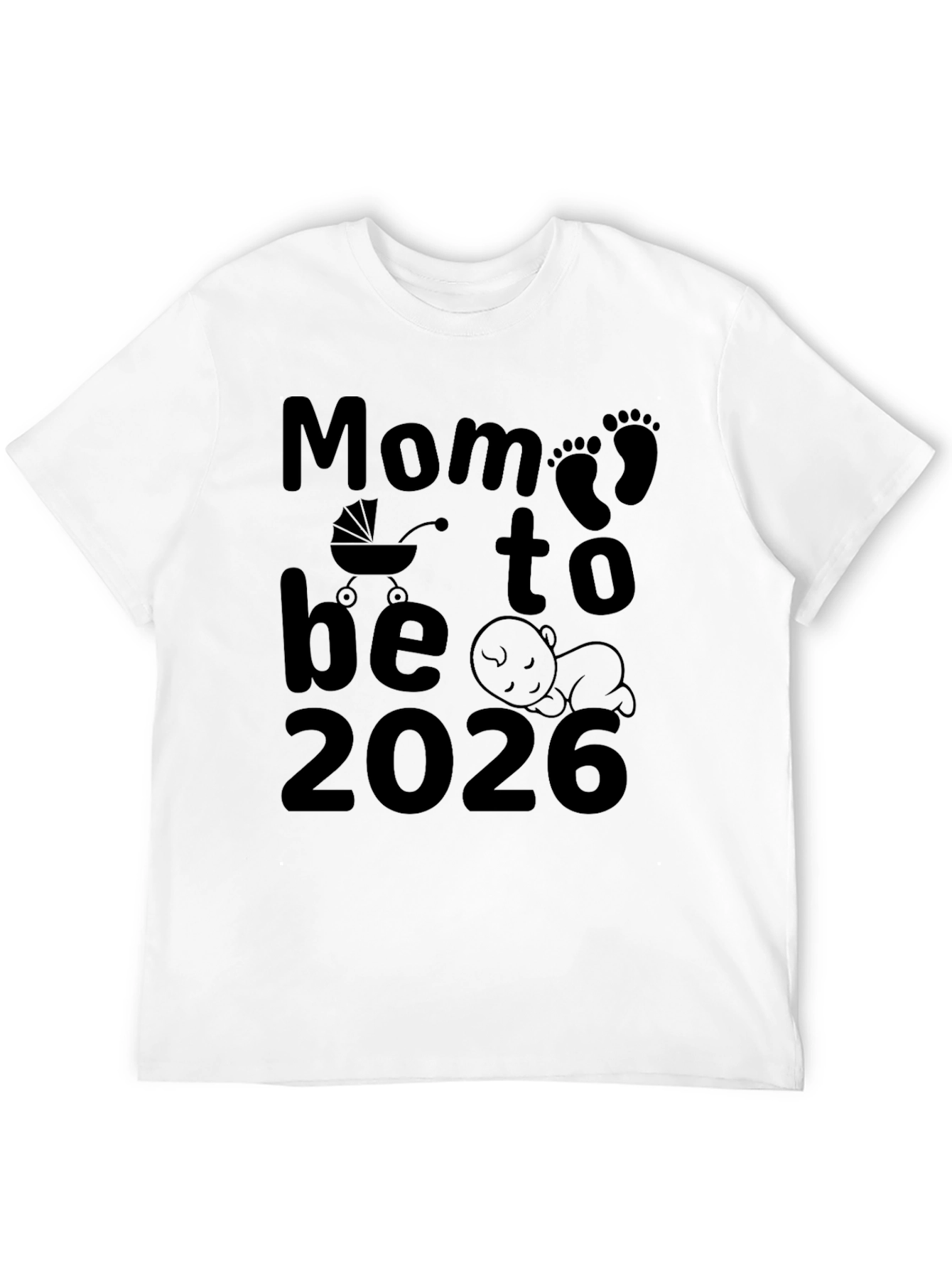 Mom to Be 2026 T-Shirt - Expecting Mom Tee
