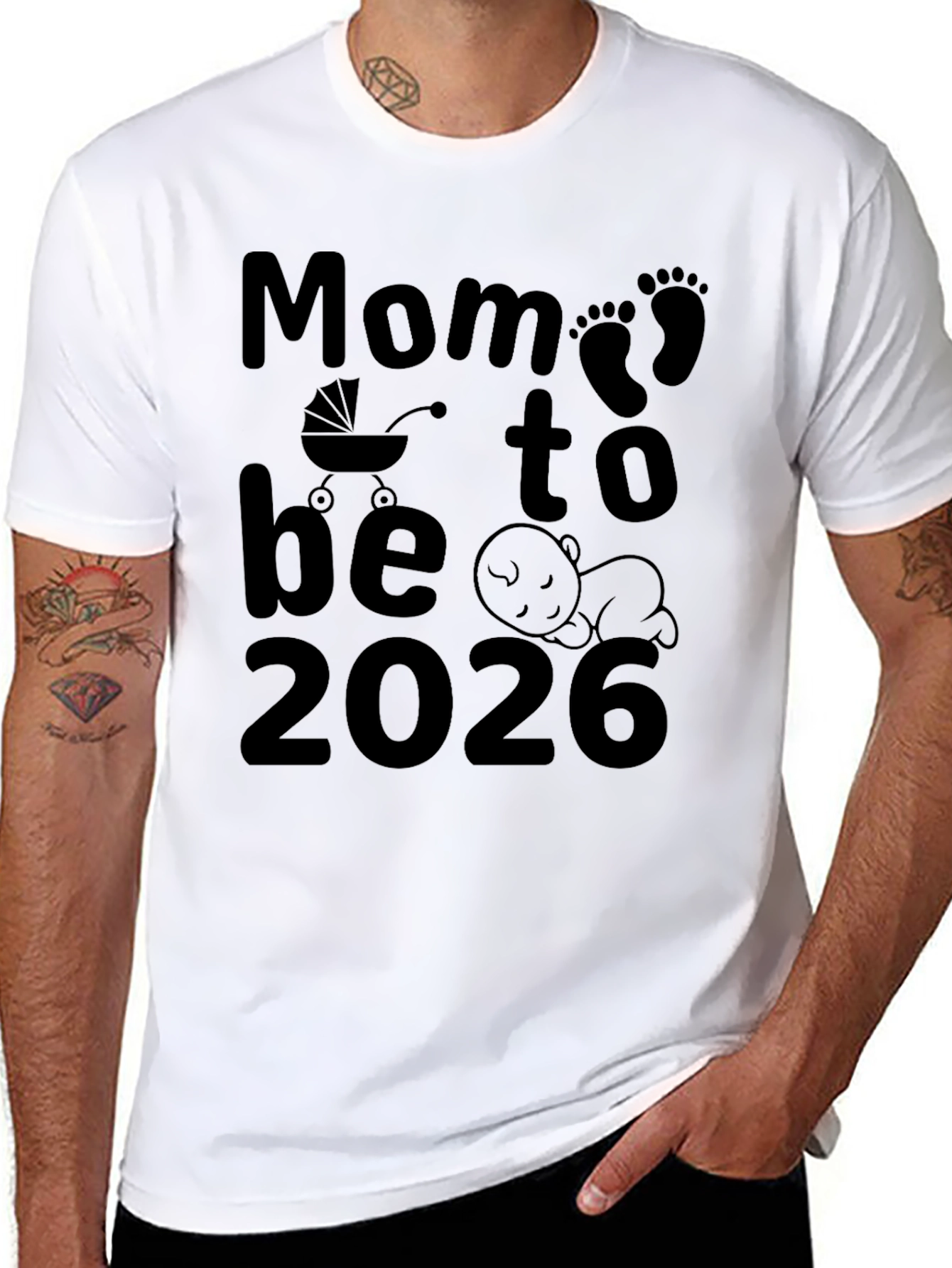 Mom to Be 2026 T-Shirt - Expecting Mom Tee