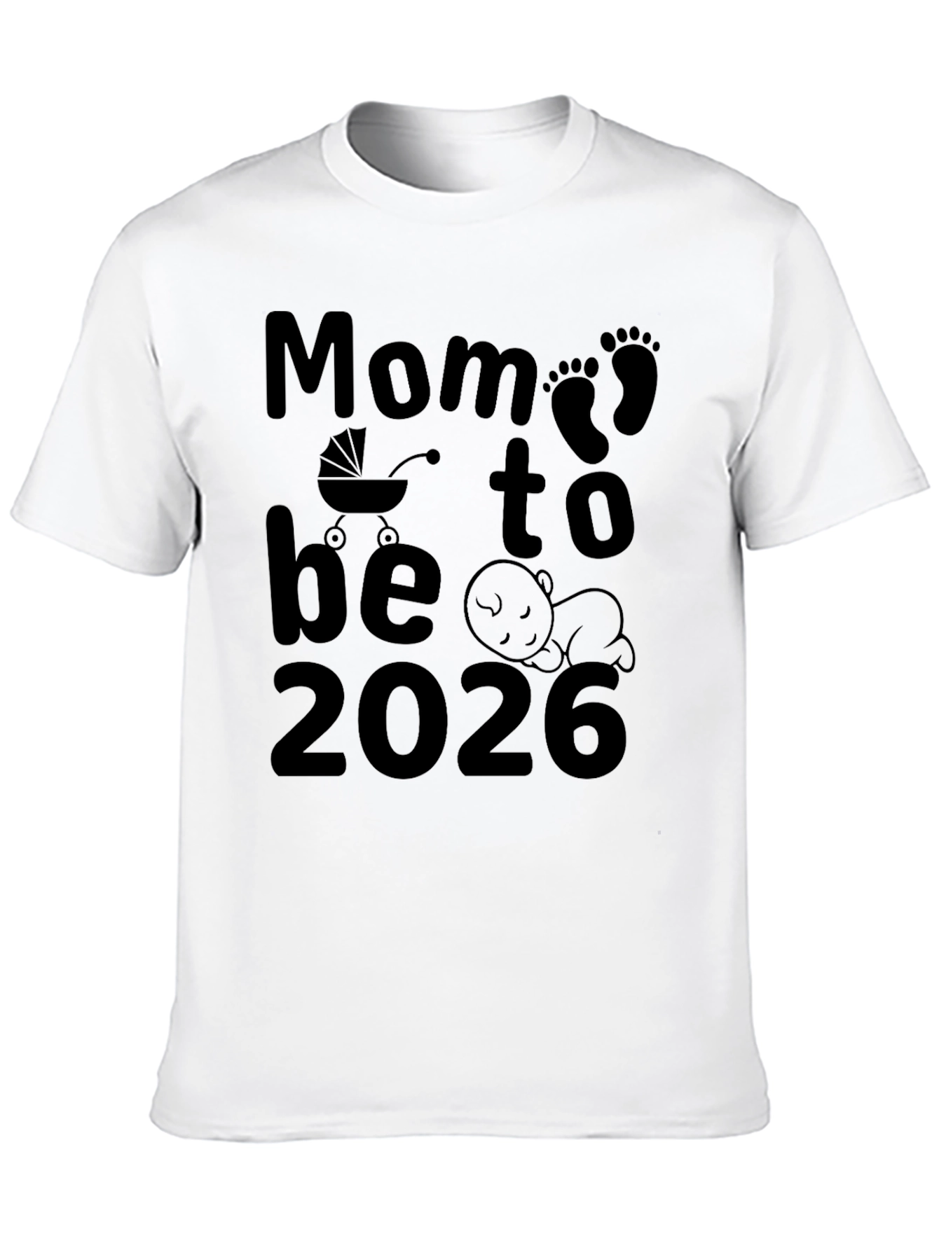 Mom to Be 2026 T-Shirt - Expecting Mom Tee