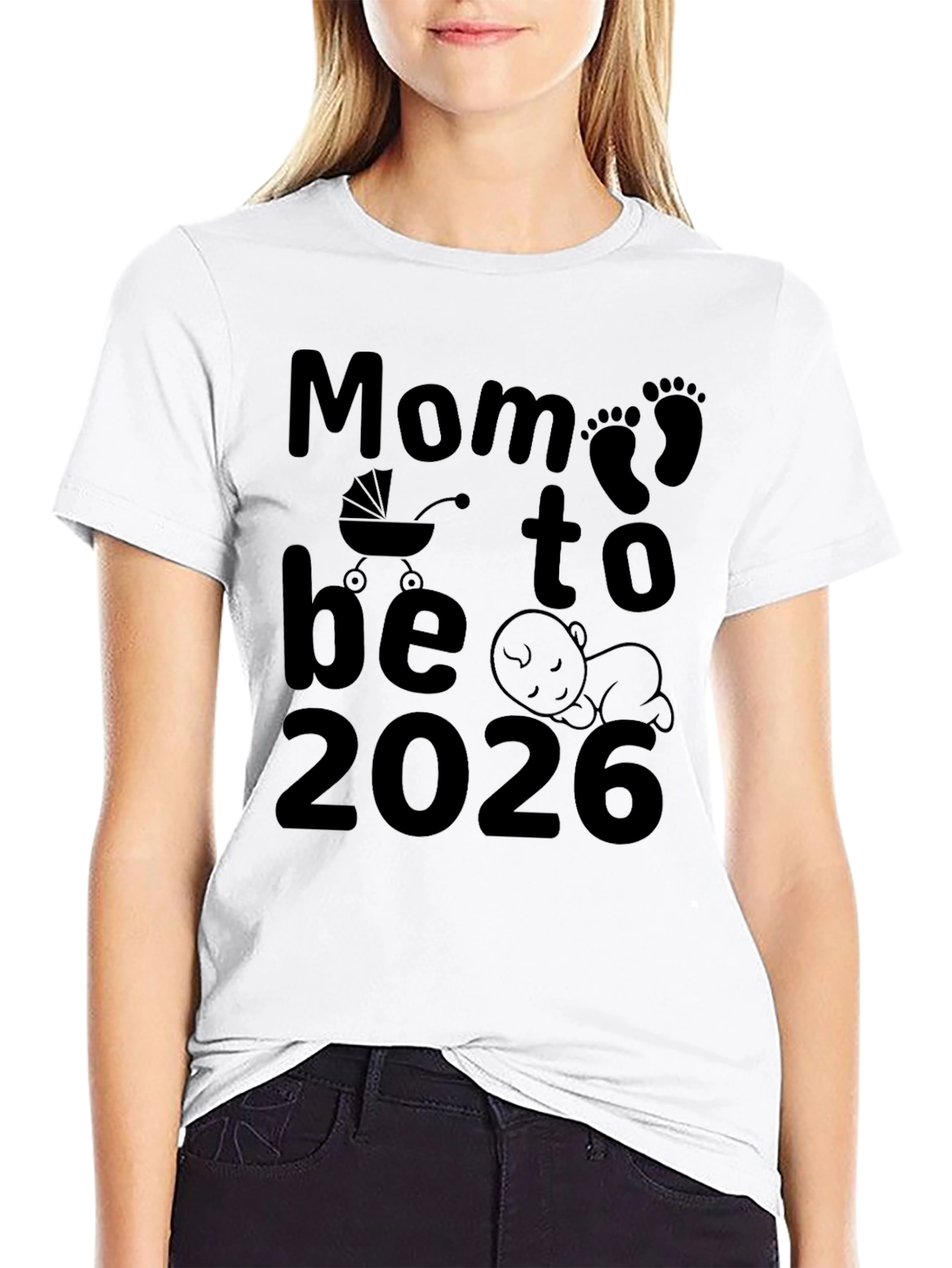 Mom to Be 2026 T-Shirt - Expecting Mom Tee