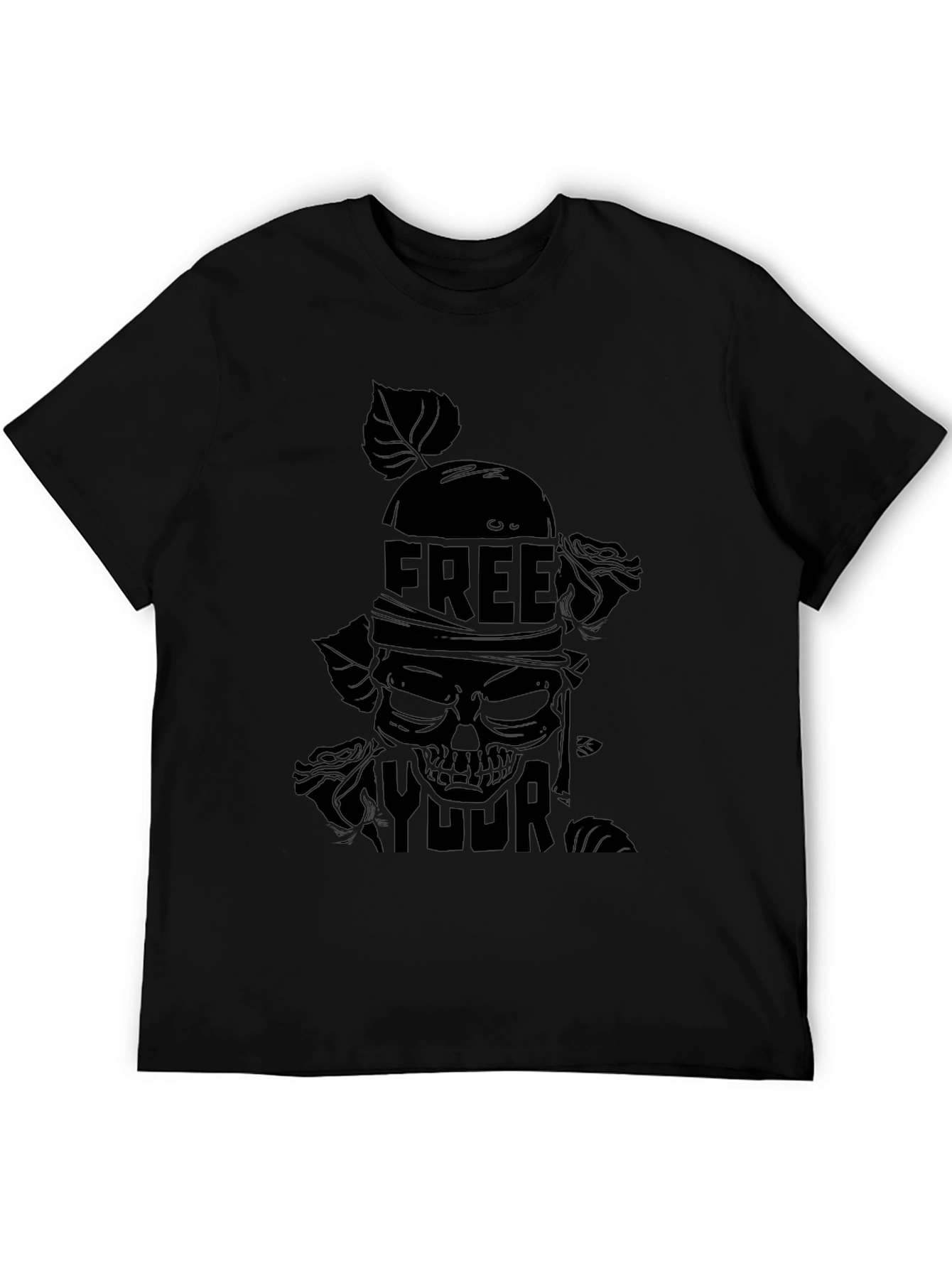 Free Your Skull Graphic Tee - Black
