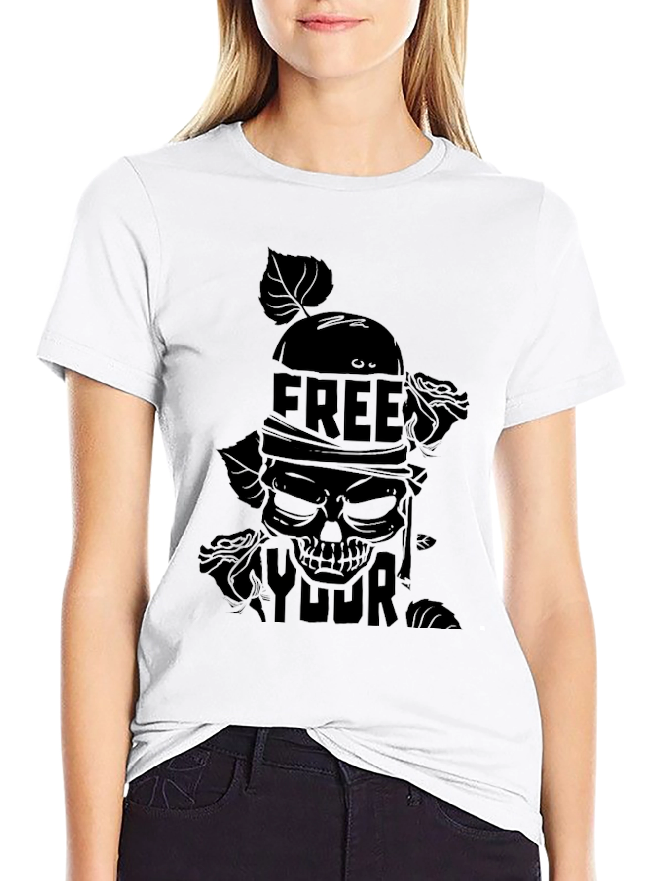 Free Your Skull Graphic Tee - Black