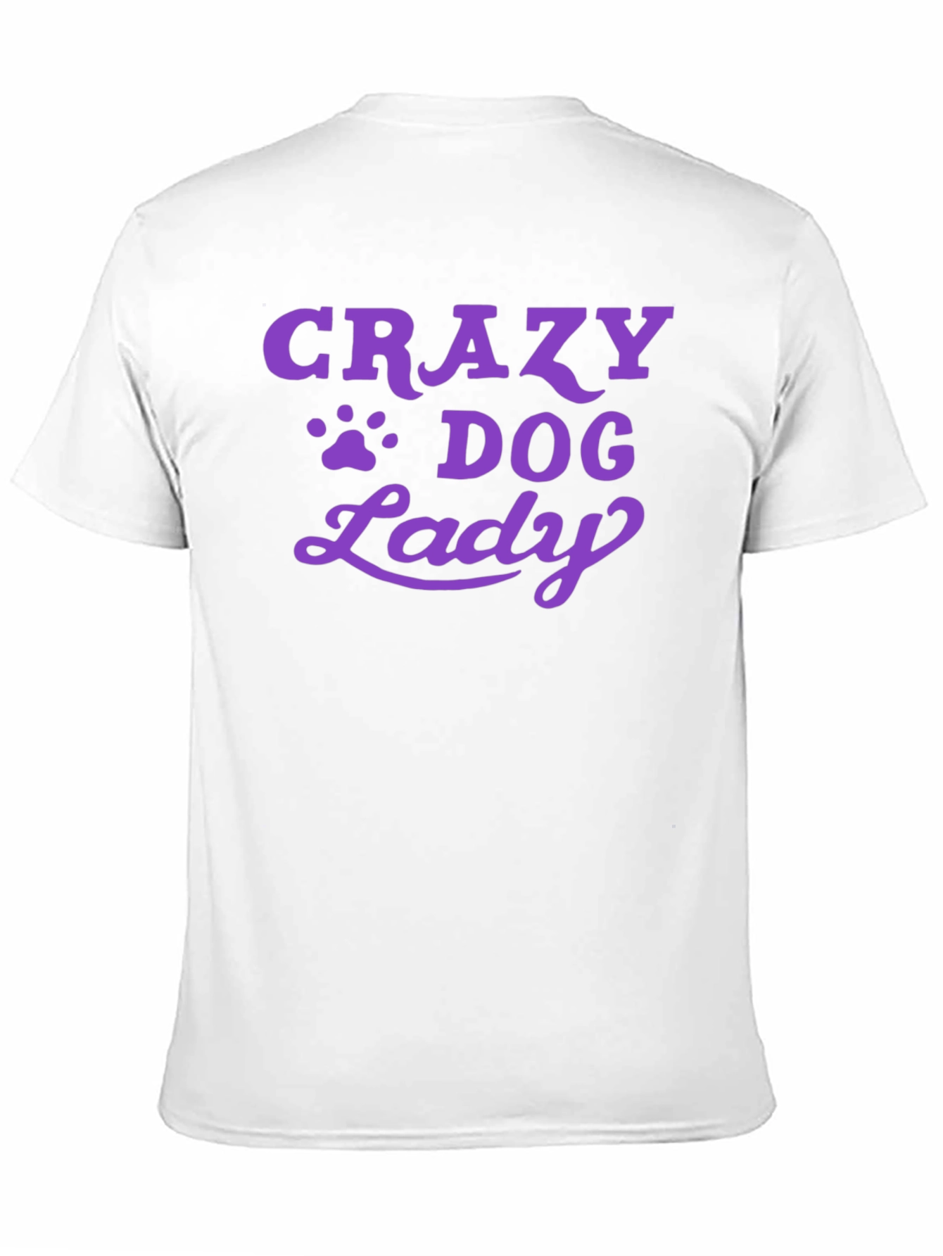 Crazy Dog Lady Graphic Tee - Black