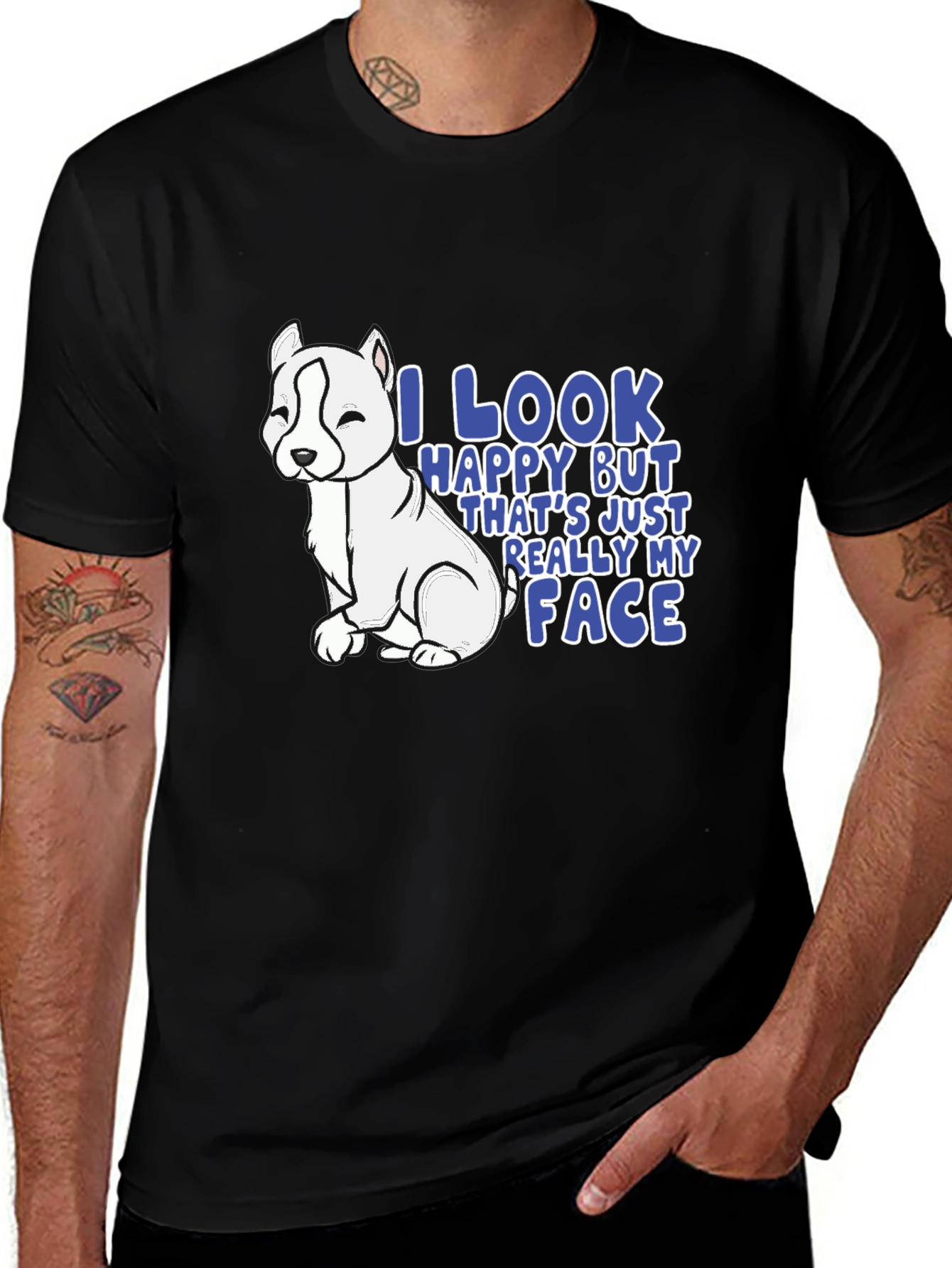 Funny Dog Face T-Shirt