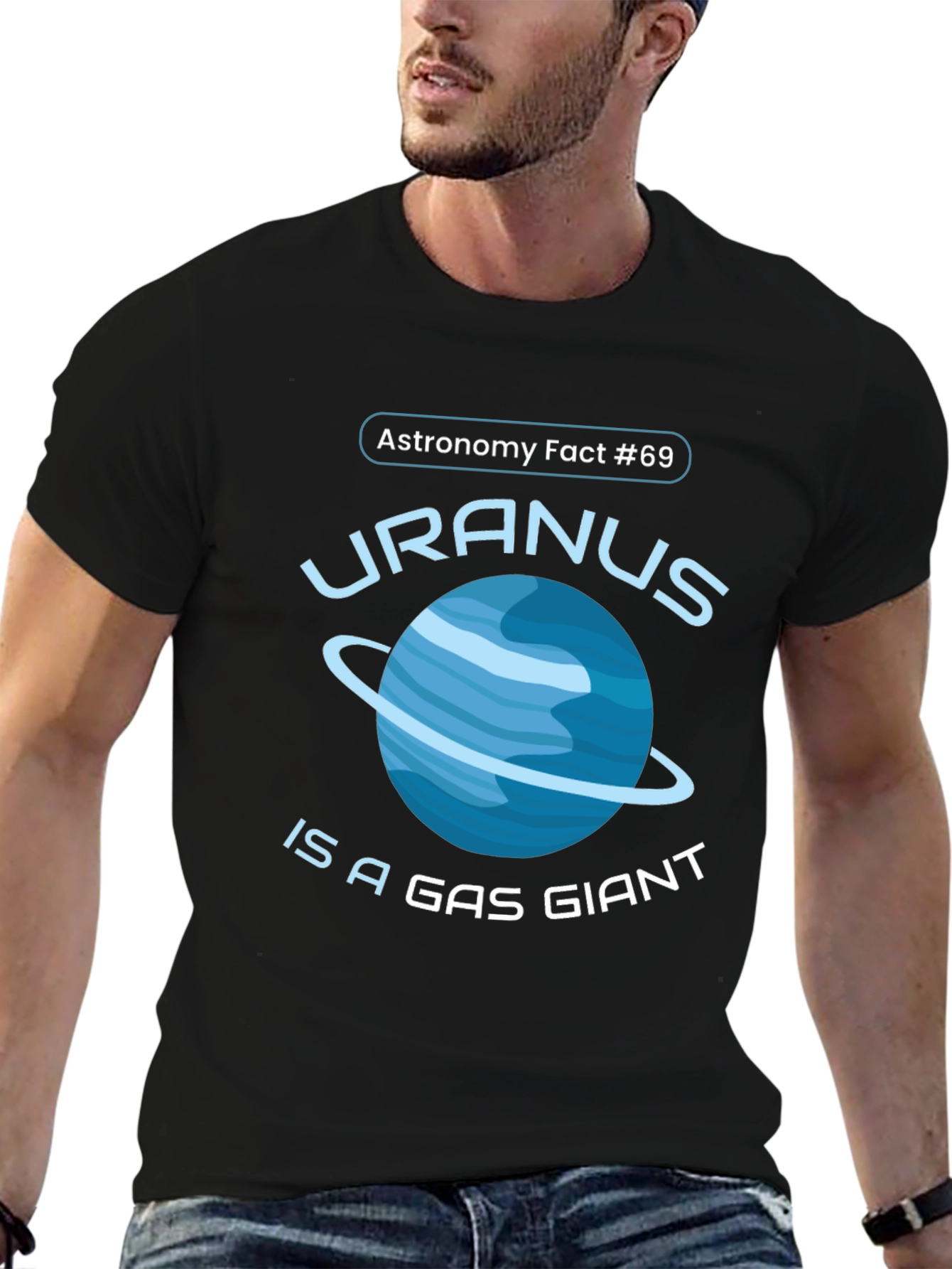 Uranus Gas Giant Astronomy Fact T-Shirt